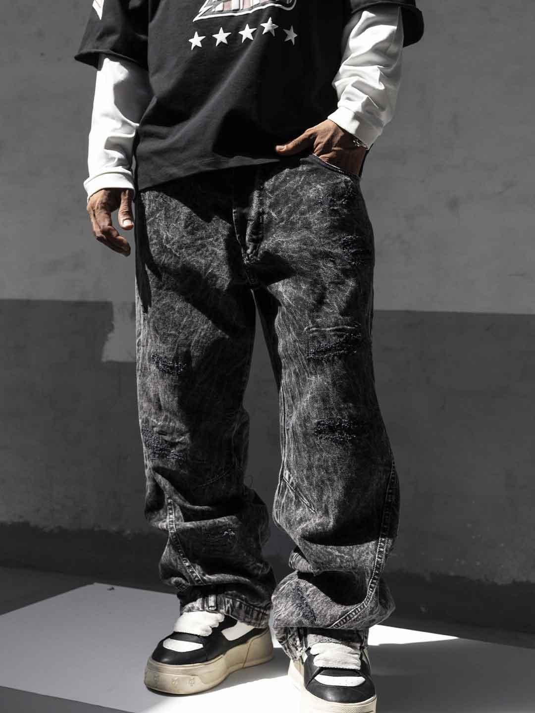 Black Island jeans nero