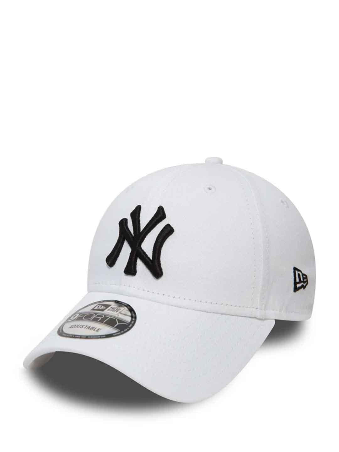 New Era 9Forty cappello bianco con logo nero