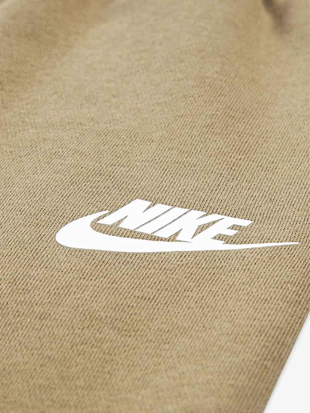 Nike coordinato kids beige con logo giallo