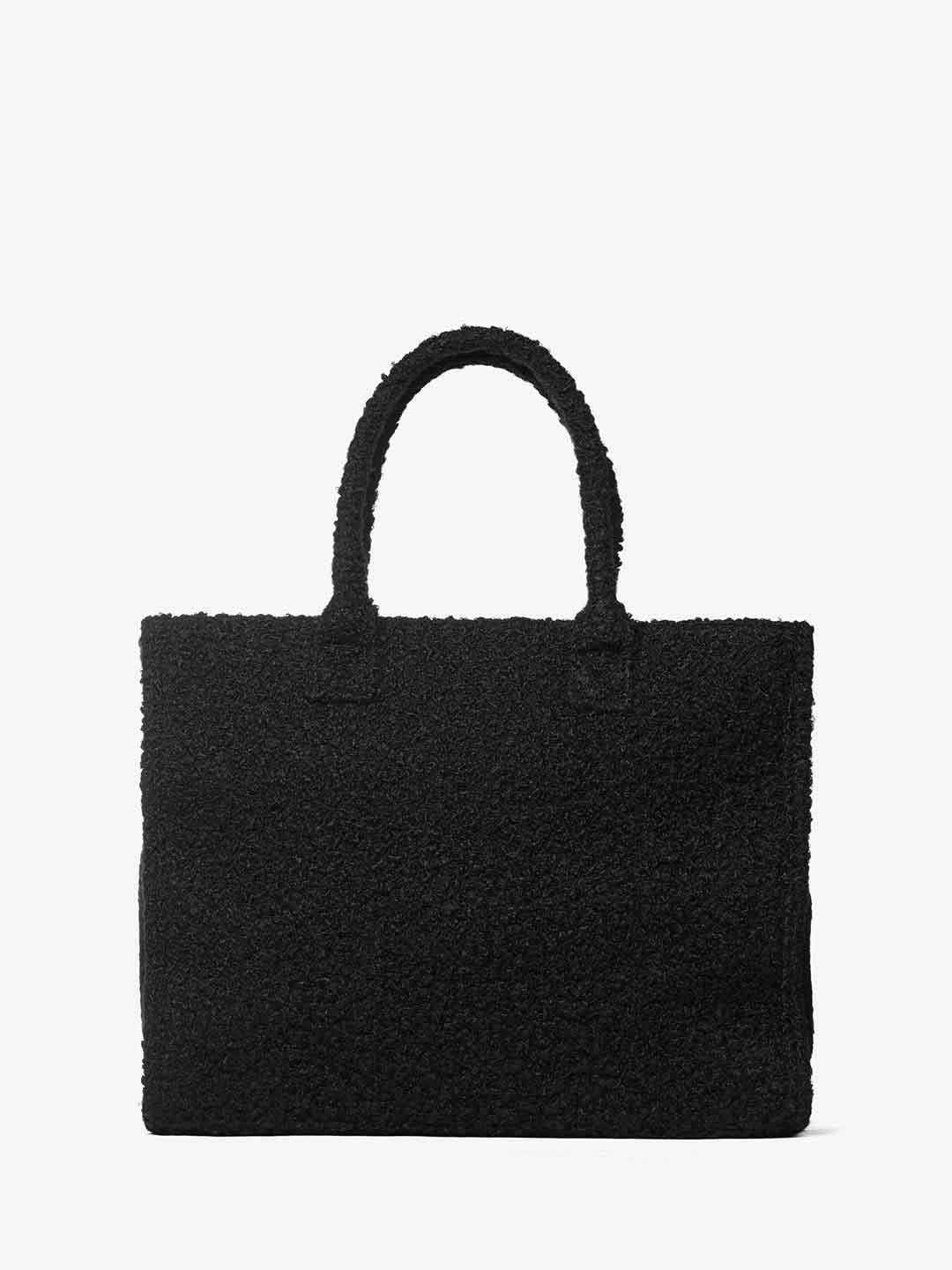 Marc Ellis Buby Curl L borsa nero teddy