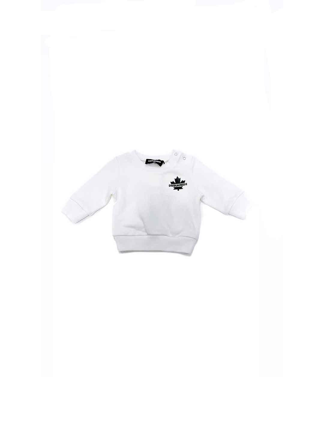 Dsquared 2 felpa kids bianco