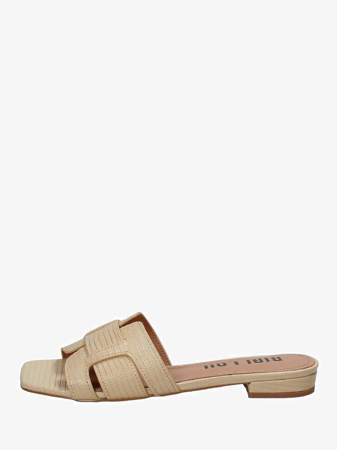 Bibi Lou Agrifogliola sandali beige martellata