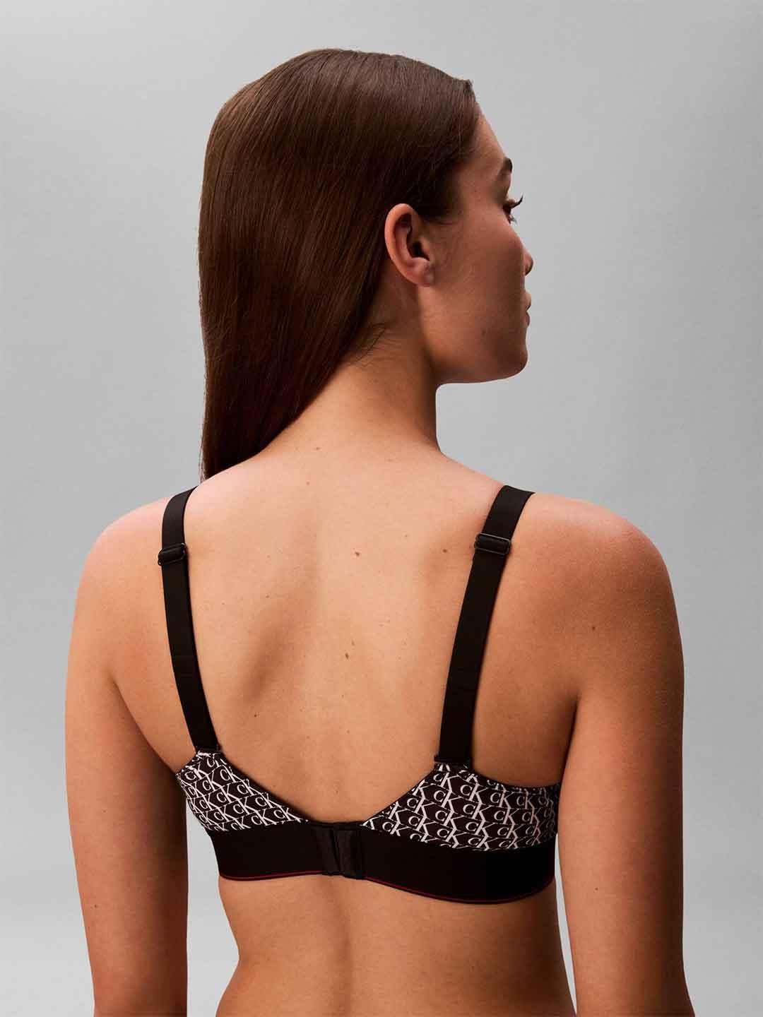 Calvin Klein top nero logato
