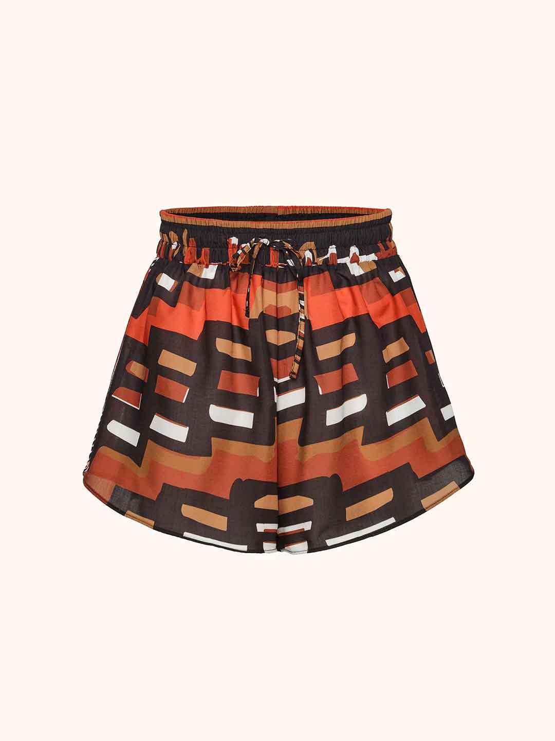 Me Fui shorts a fantasia azteco