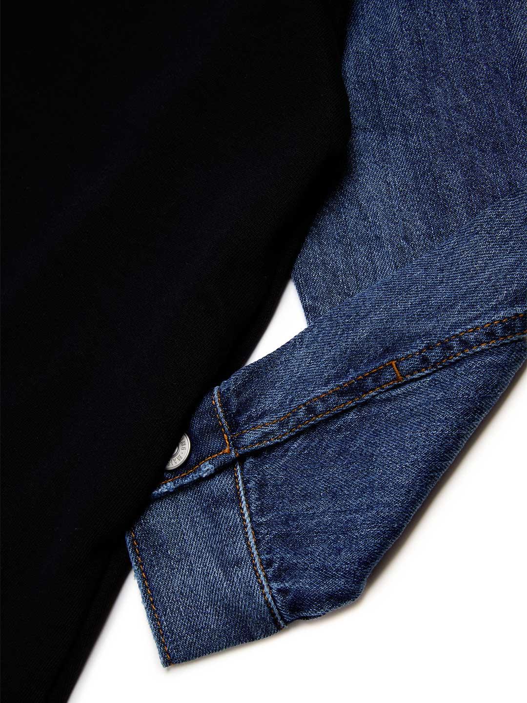 Maison Margiela abito kids nero e jeans