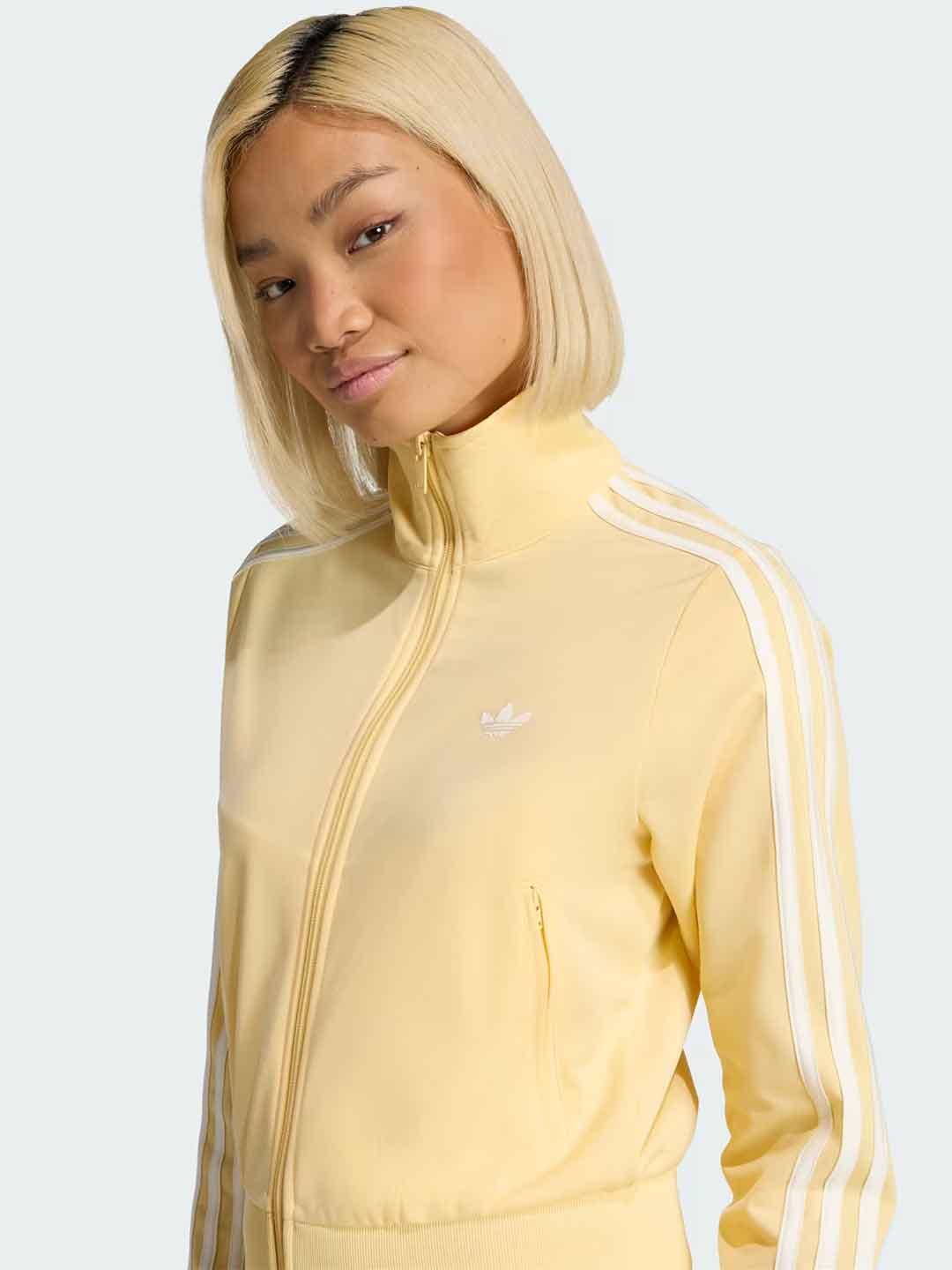 Adidas Firebird felpa giallo con zip