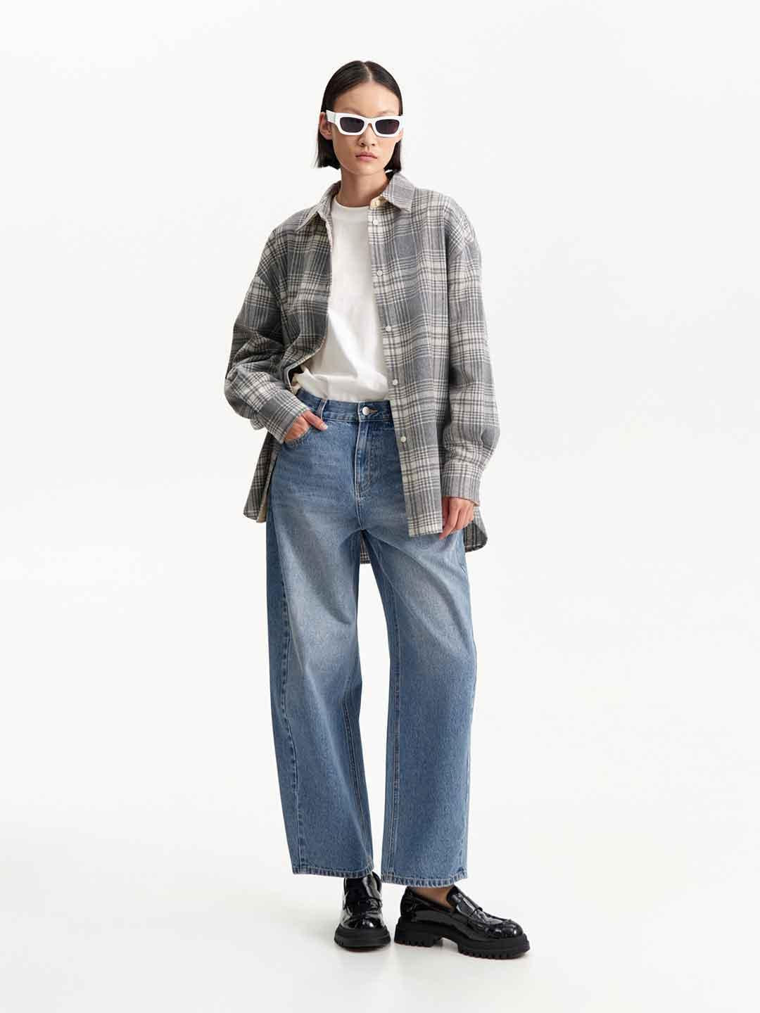 Eleh jeans celeste baggy