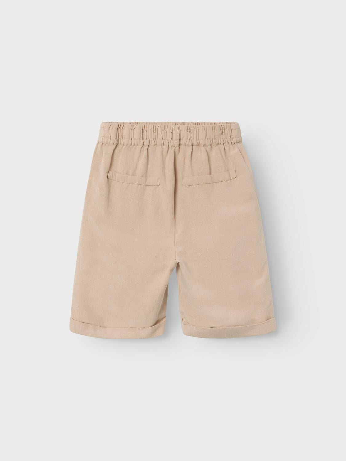 Name It bermuda kids beige con coulisse