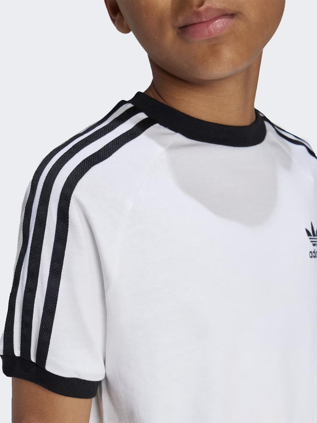 Adidas Adicolor t-shirt kids bianco e nero