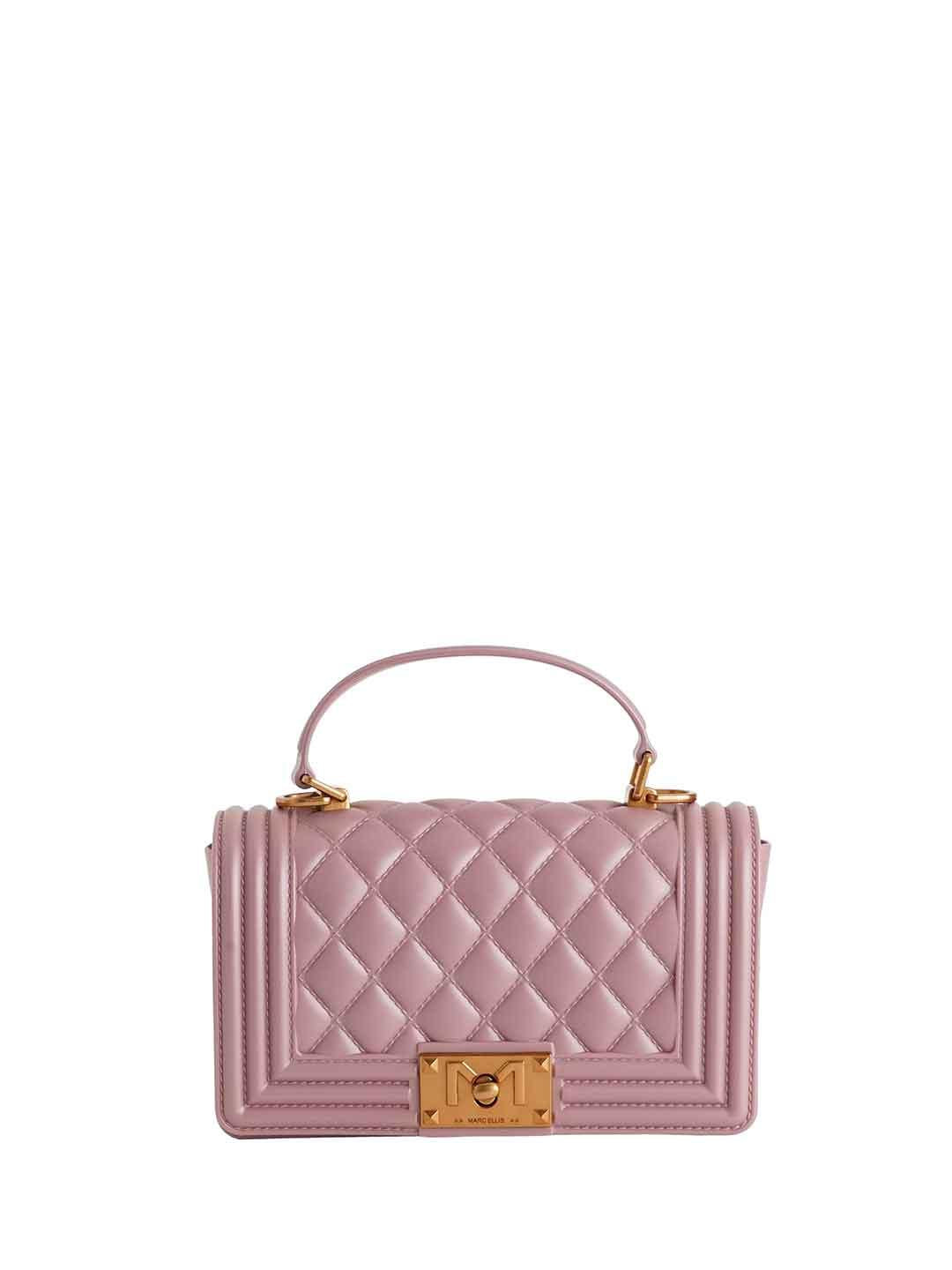 Marc Ellis Flat Square S borsa rosa