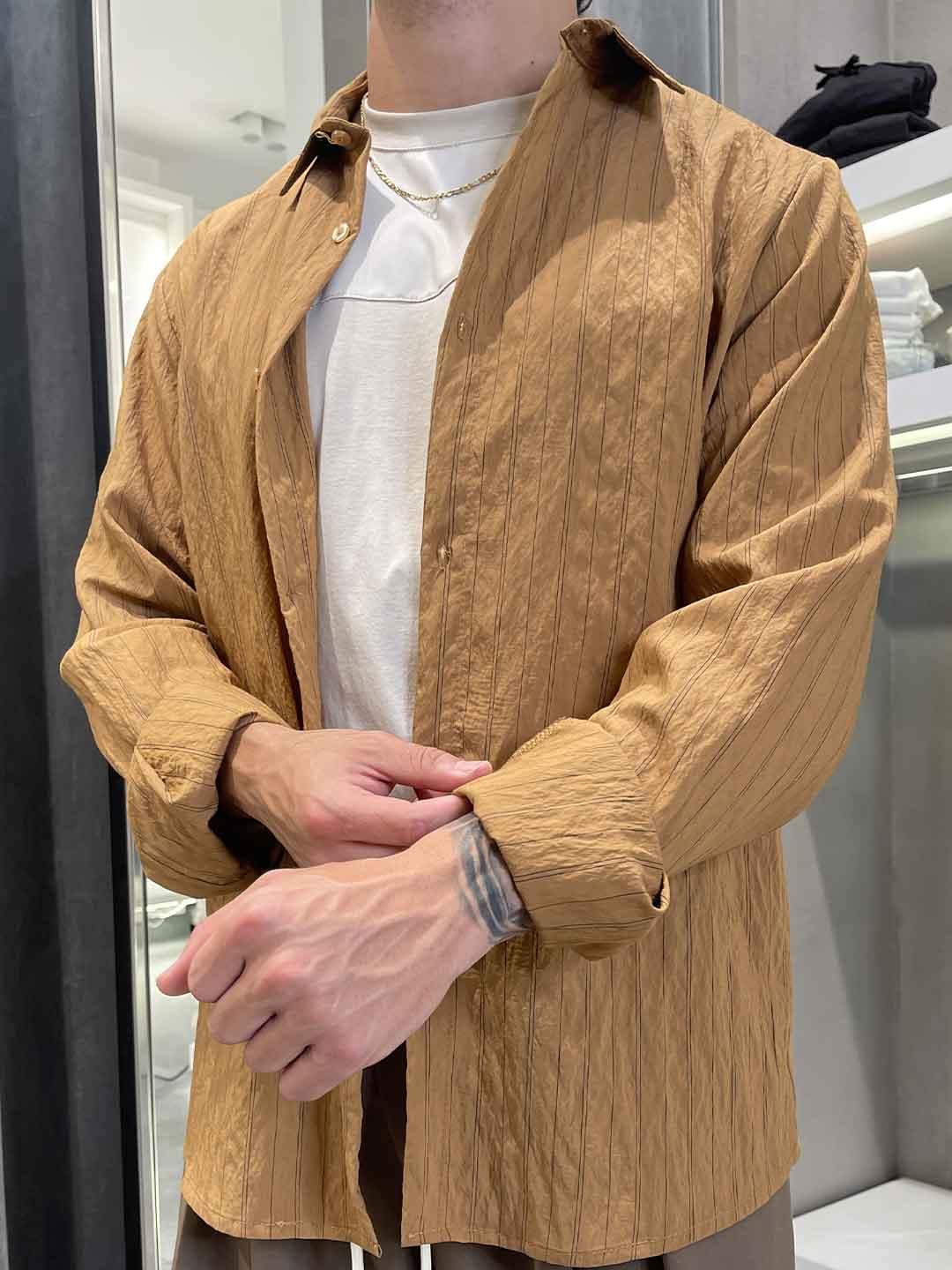 All Or Nothing camicia marrone