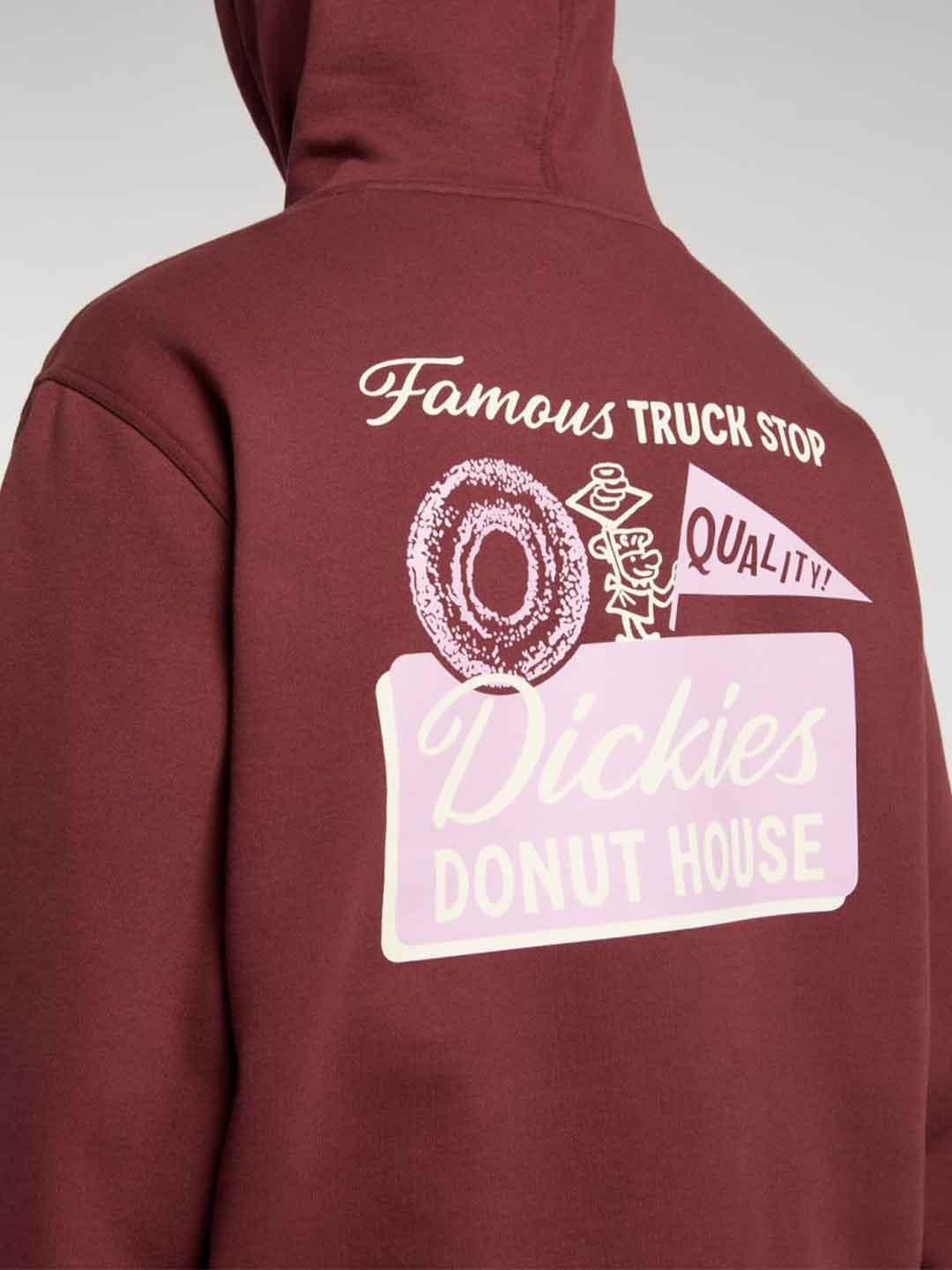 Dickies Donut House felpa bordeaux