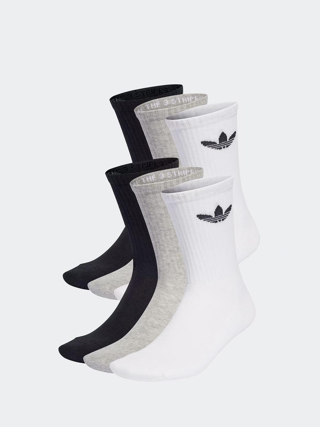 Adidas calzini multicolor set da 6 paia