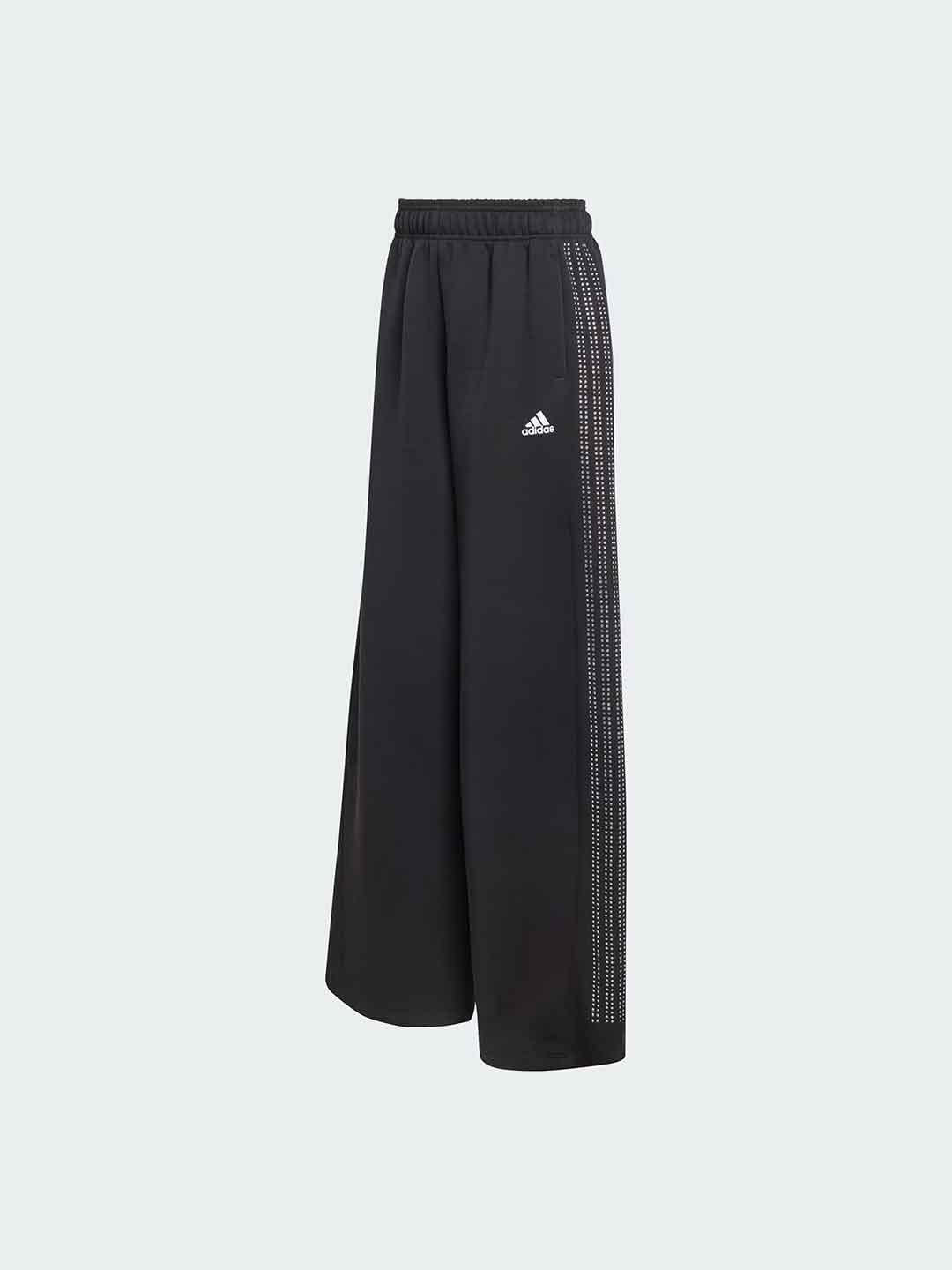 Adidas Rhinestones pantalone nero con strass