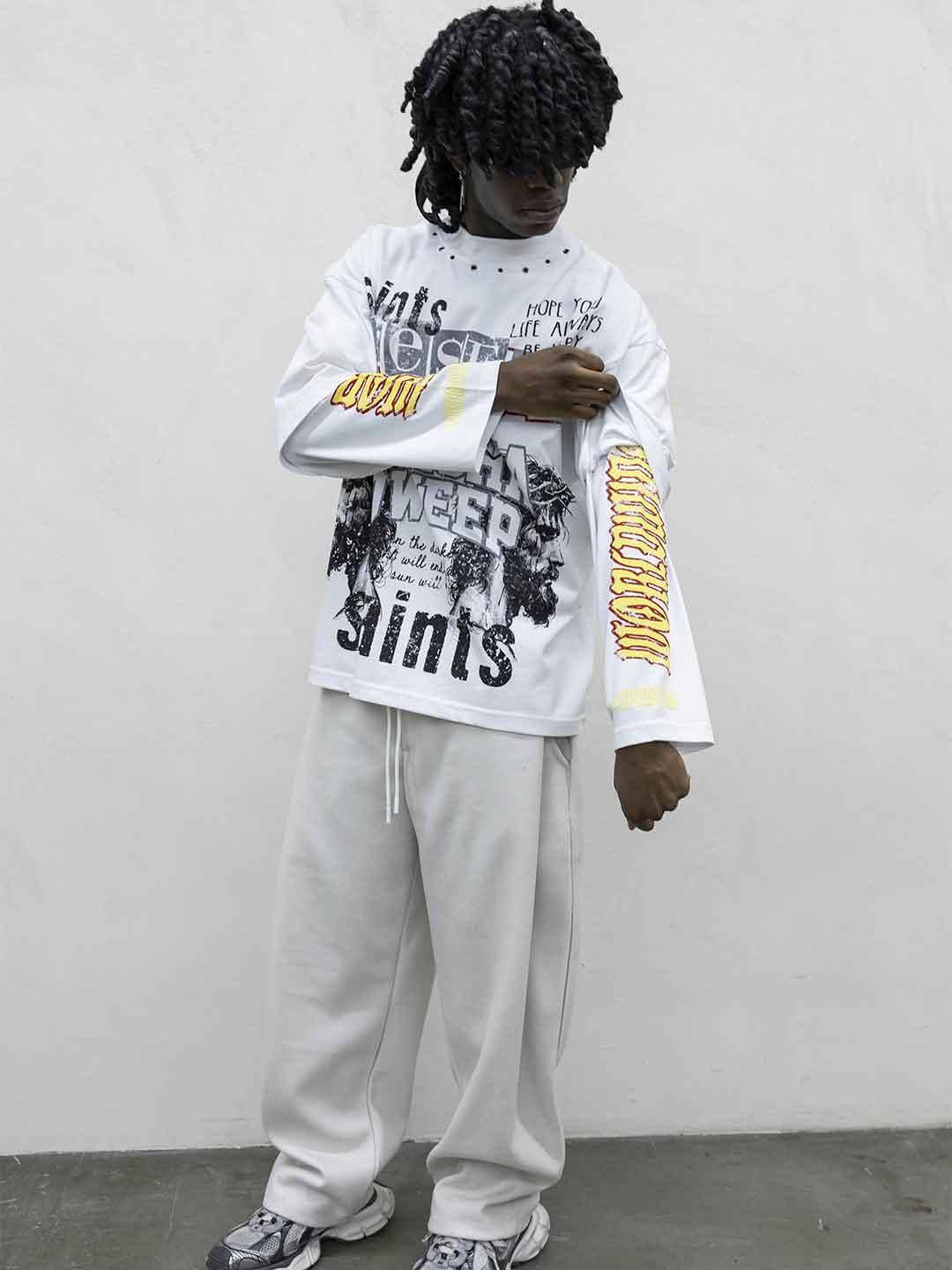 Present Day t-shirt bianco