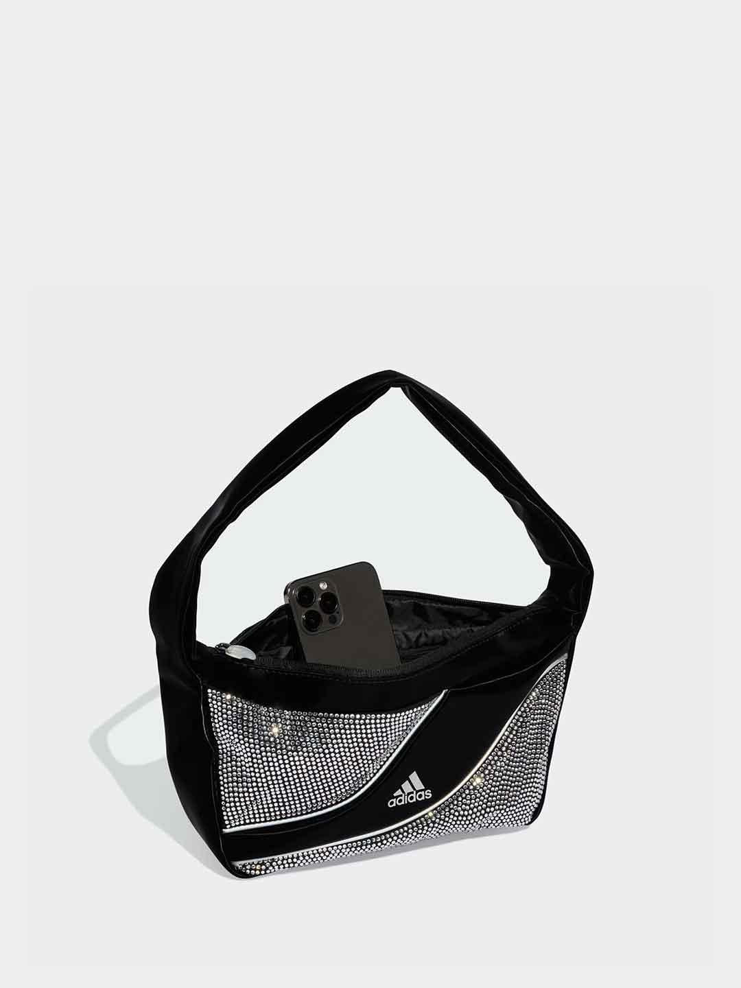 Adidas borsa nero con strass