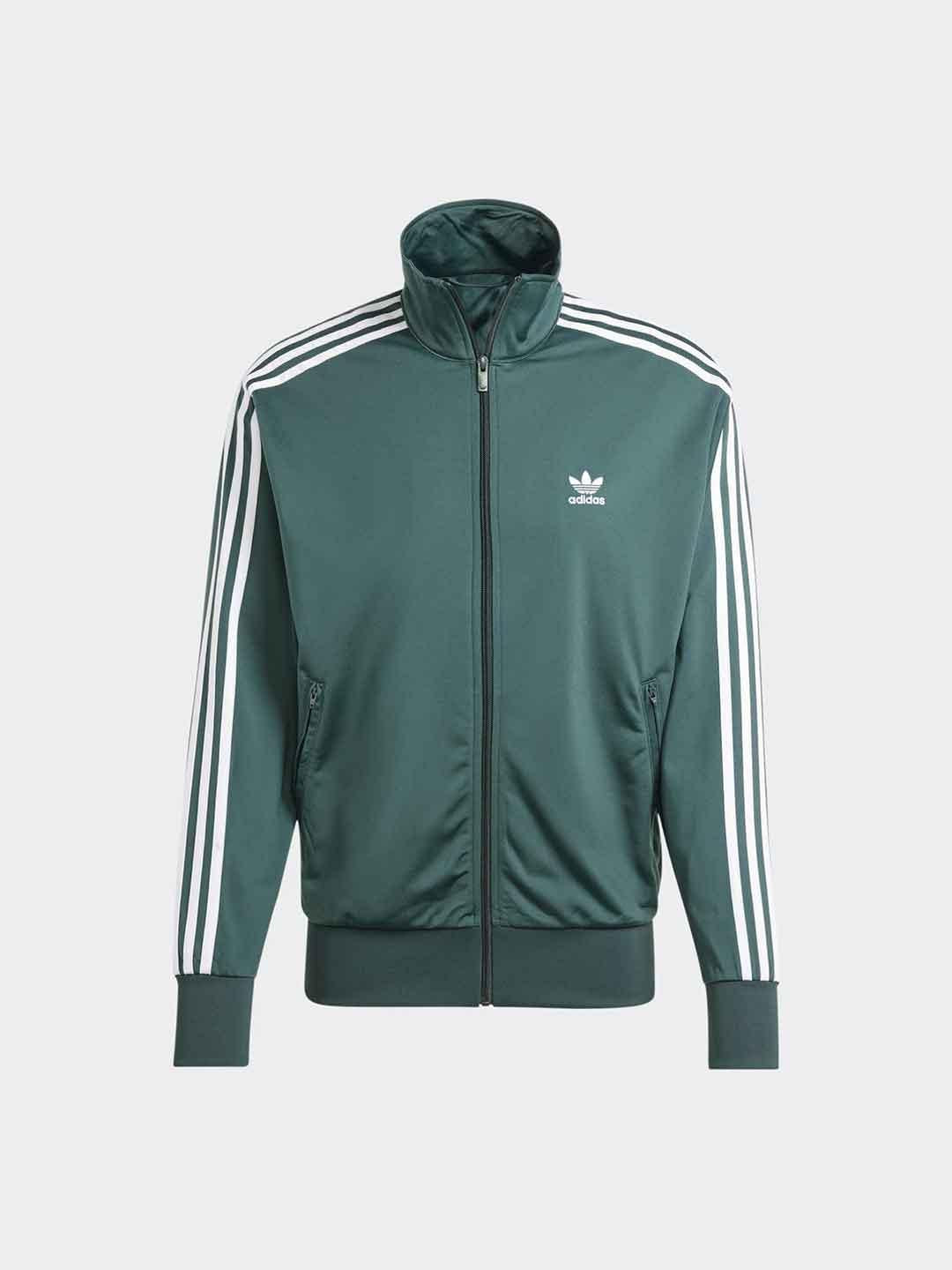 Adidas felpa verde con zip