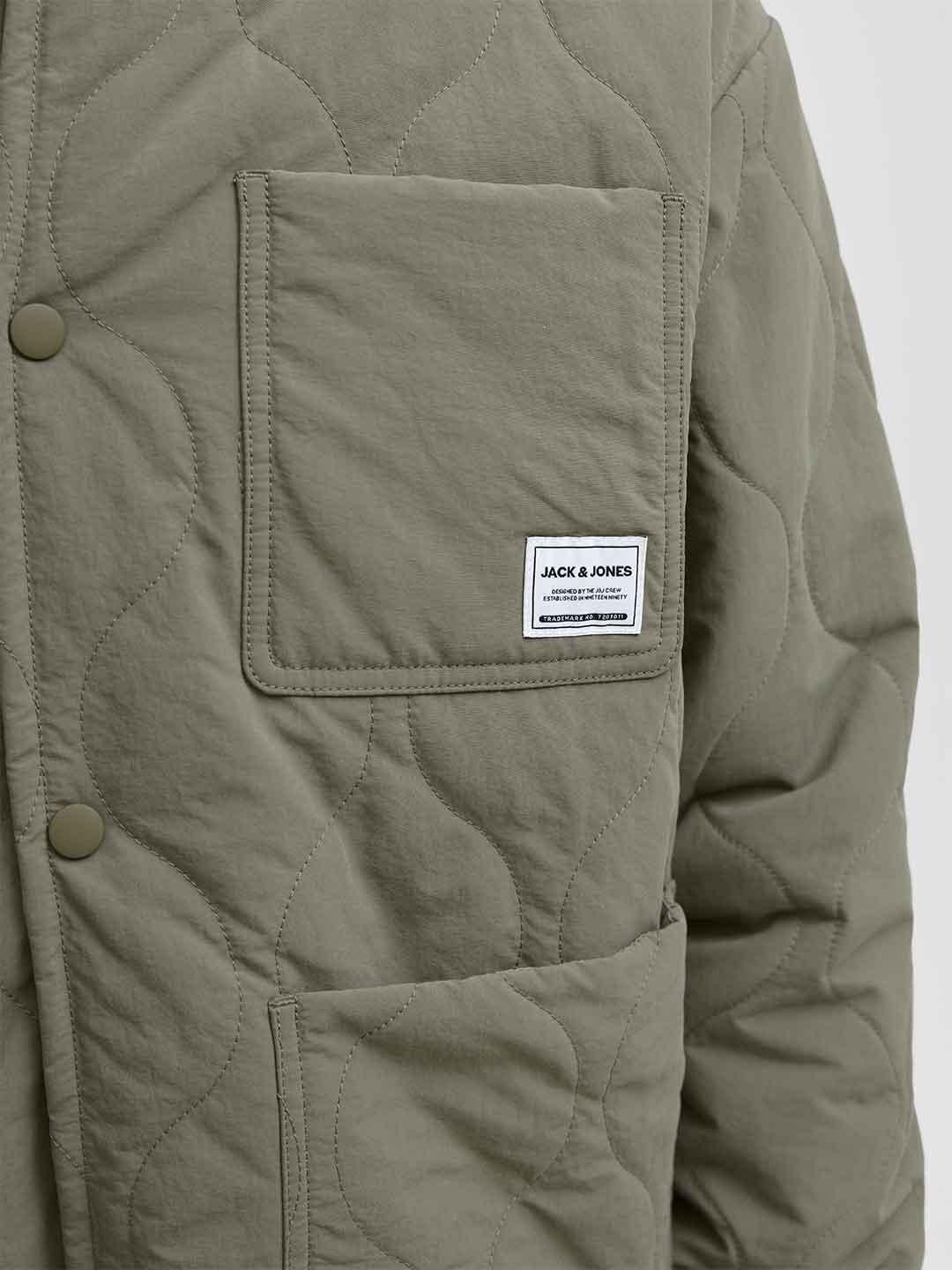 Jack & Jones giubbino verde con tasche