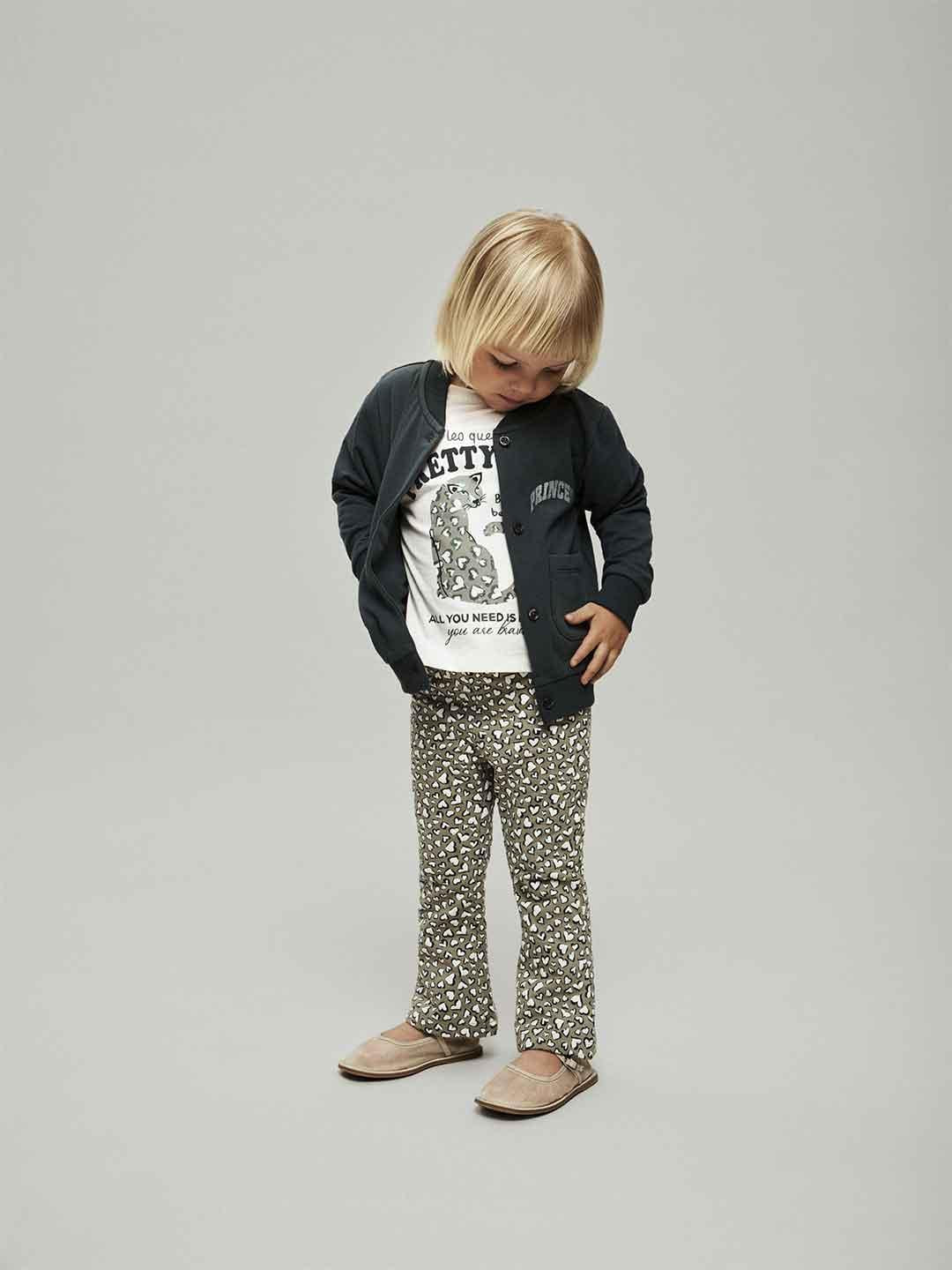 Name It t-shirt kids bianco stampa pretty wild