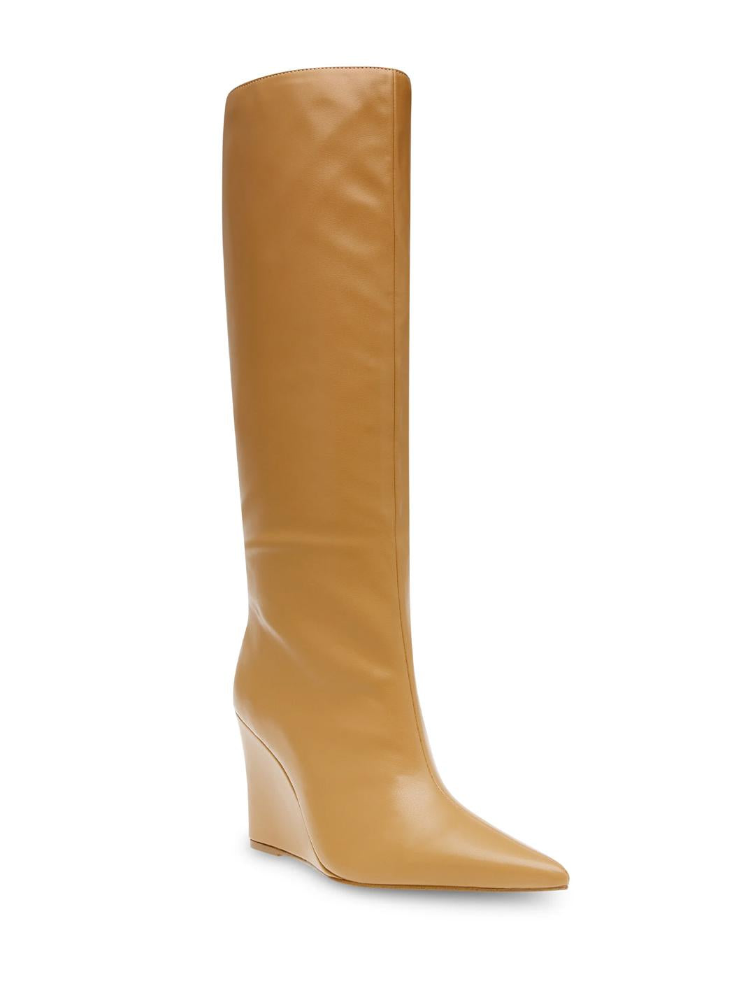 Stave Madden Showout stivale beige con zeppa