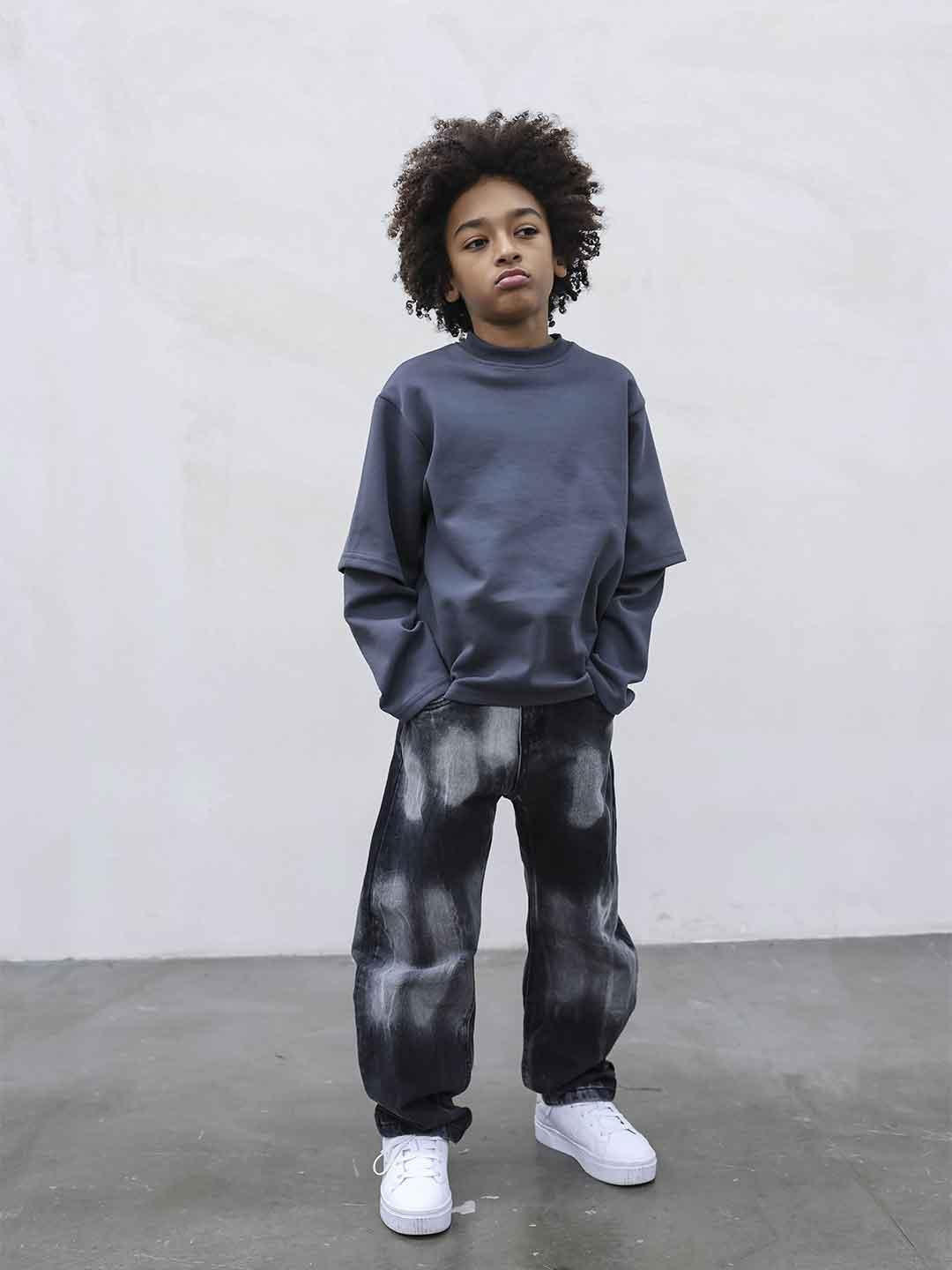 Present Day jeans kids nero