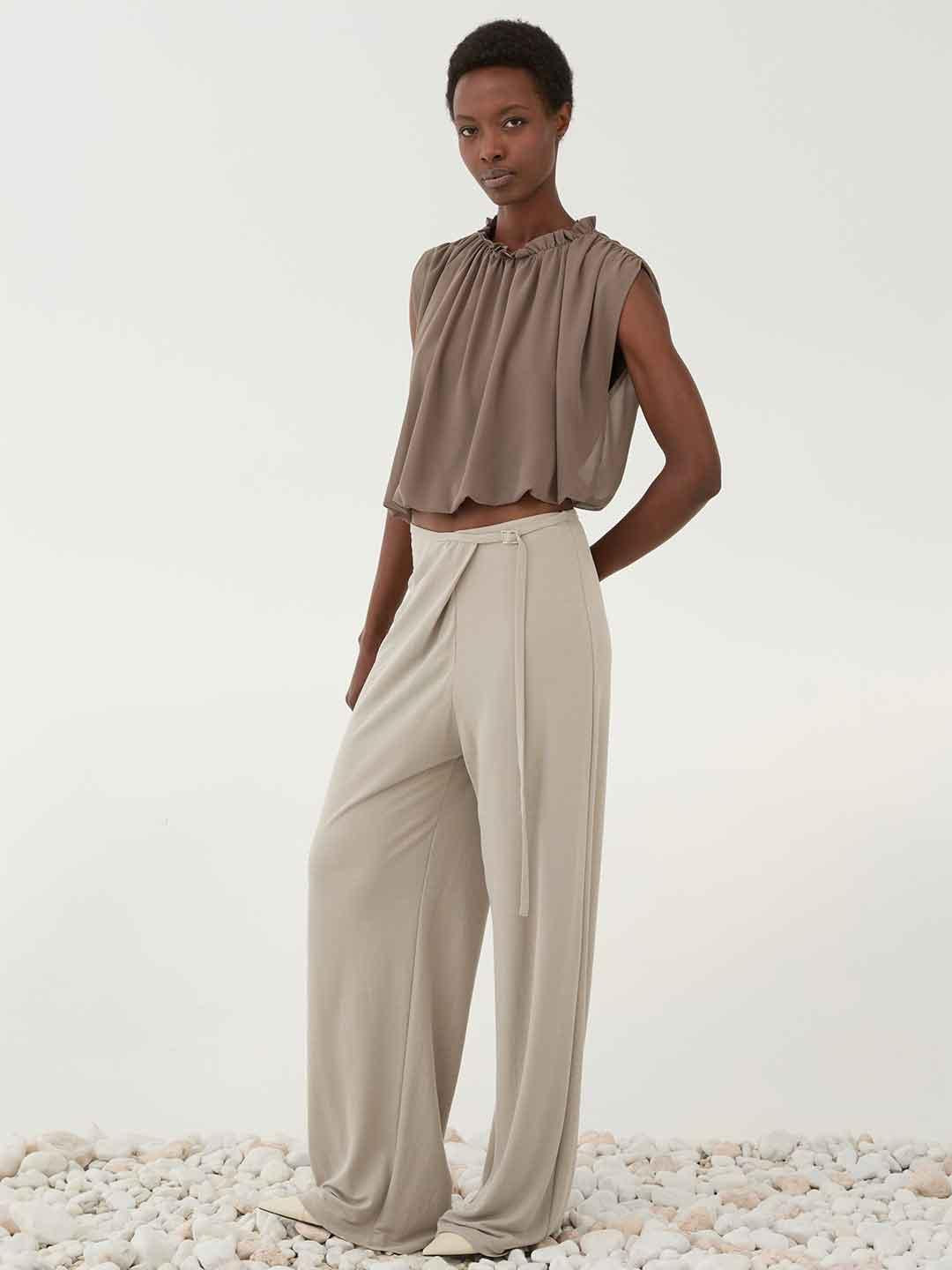Eleh pantaloni beige