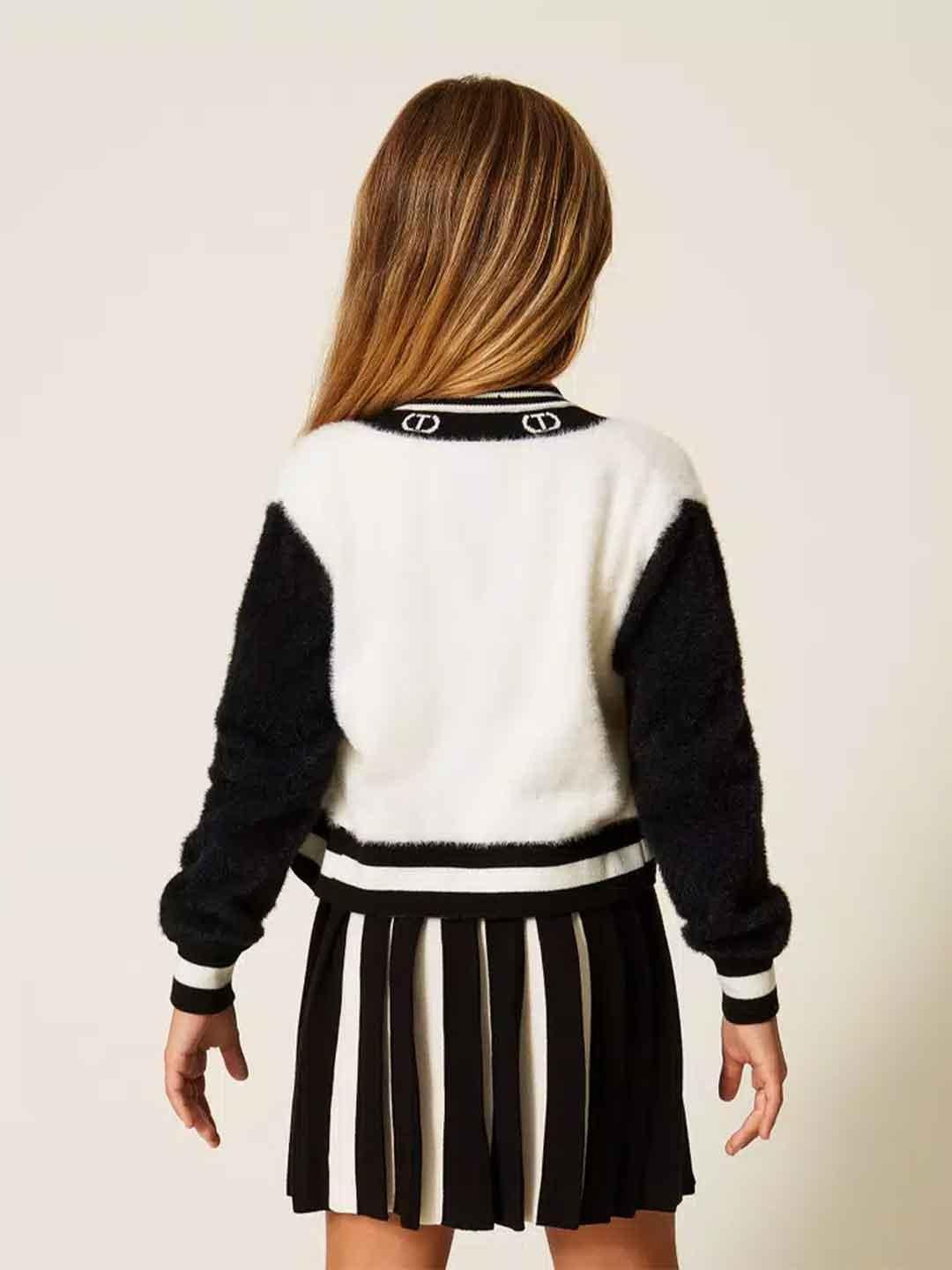 Twinset cardigan kids bianco