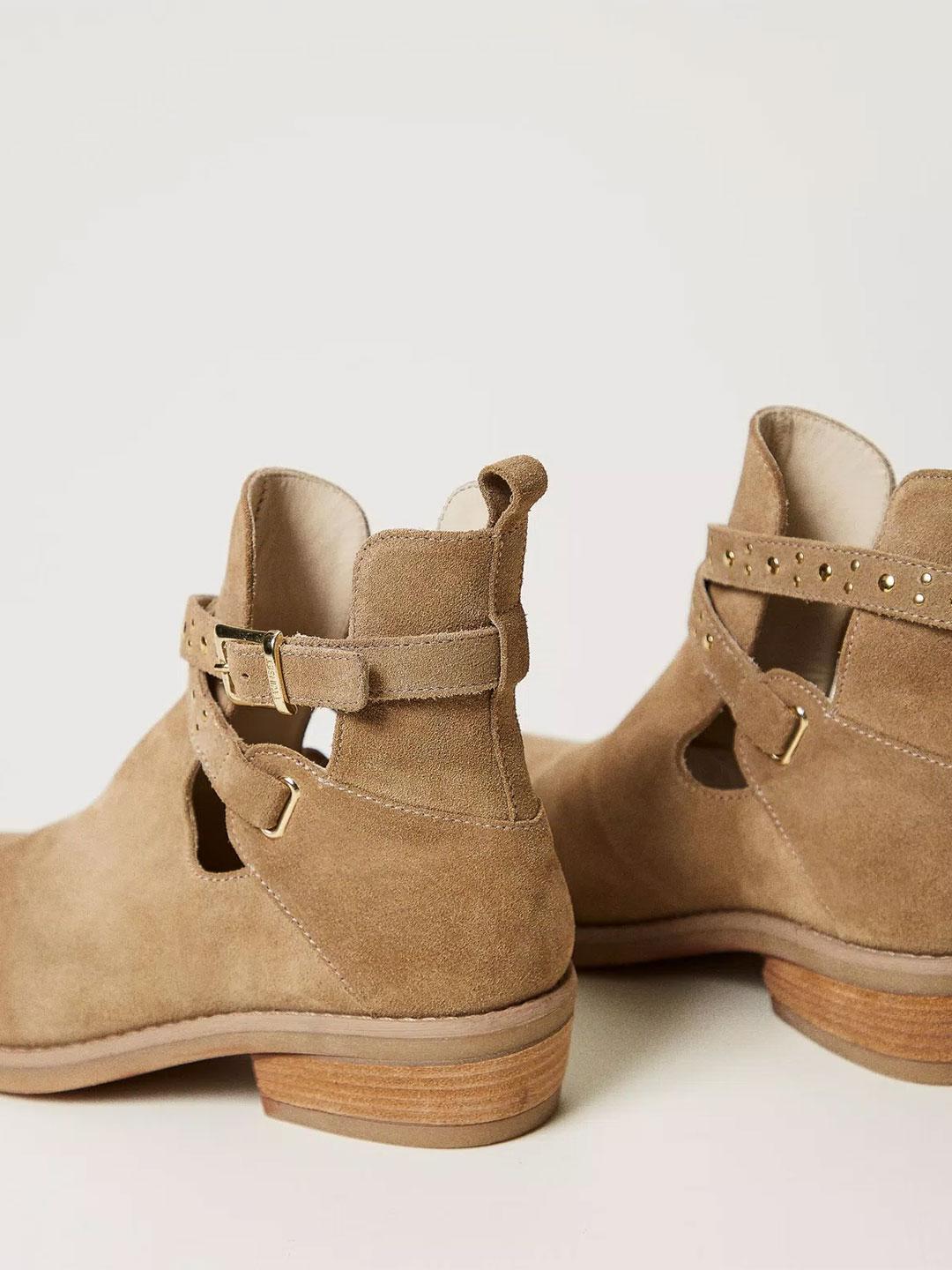 Twinset stivali kids beige camperos