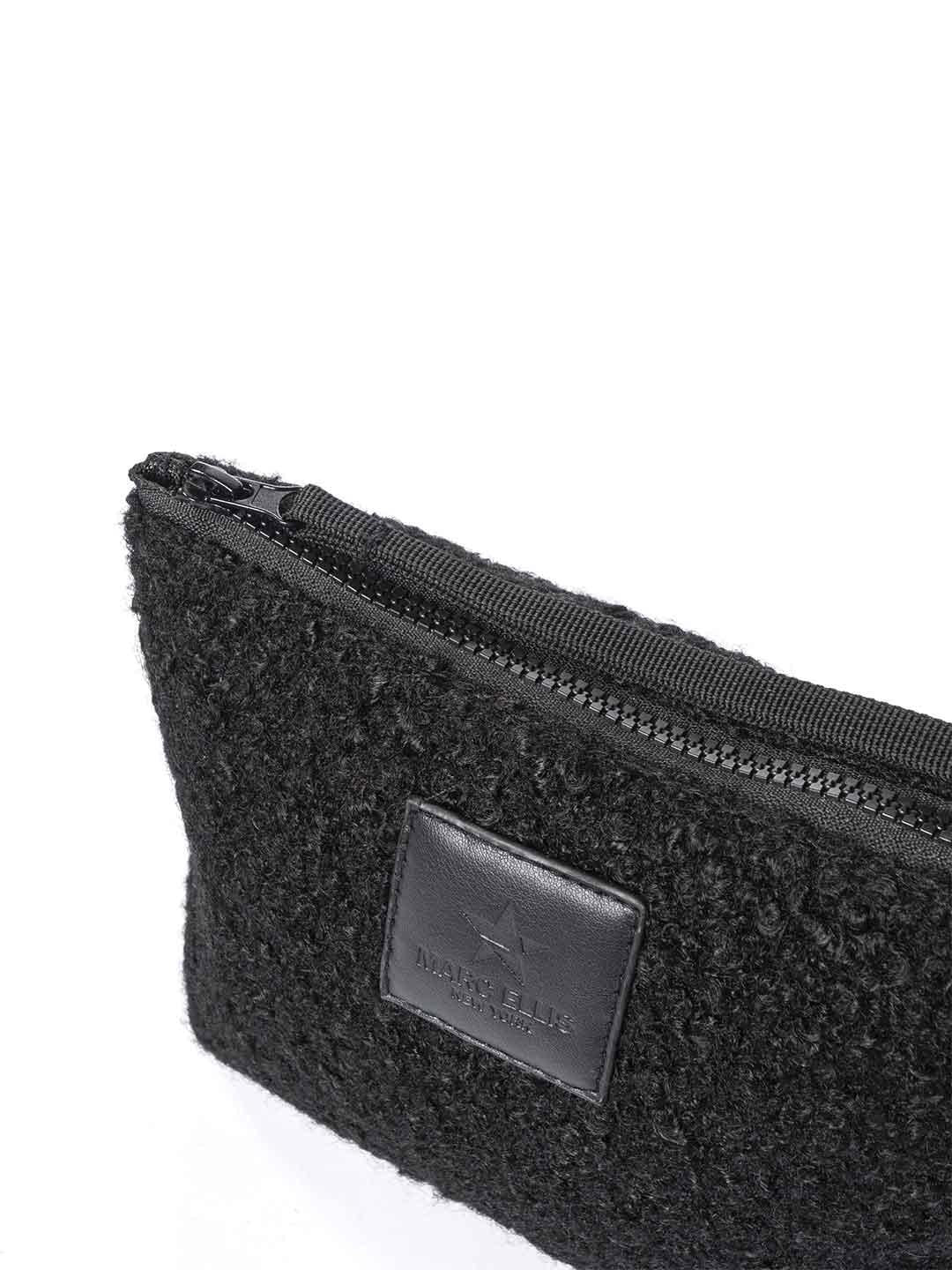 Marc Ellis Buby Curl Clutch pochette nero