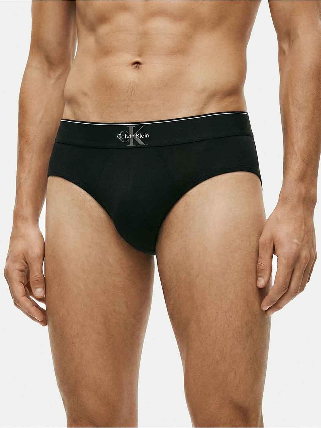 Calvin Klein slip nero set da 3