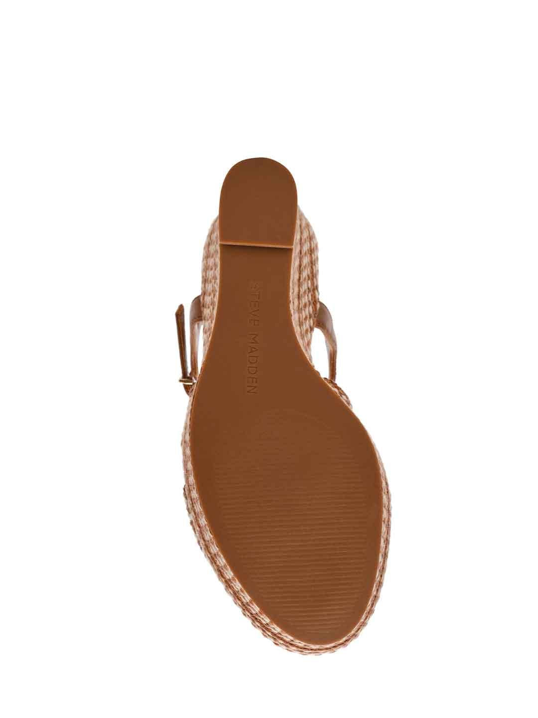 Steve Madden Aztec sandali beige con zeppa