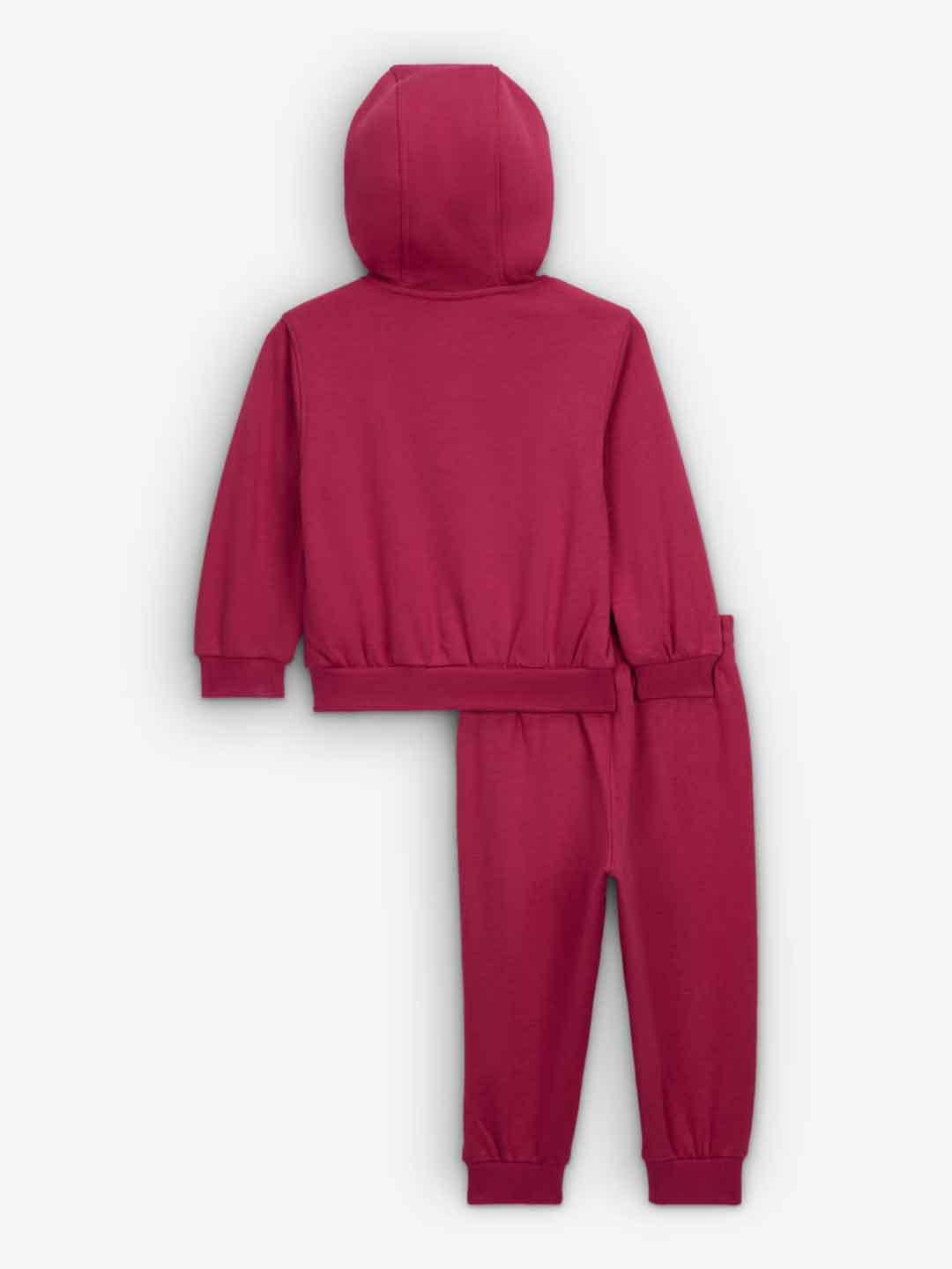 Nike coordinato kids rosa con zip