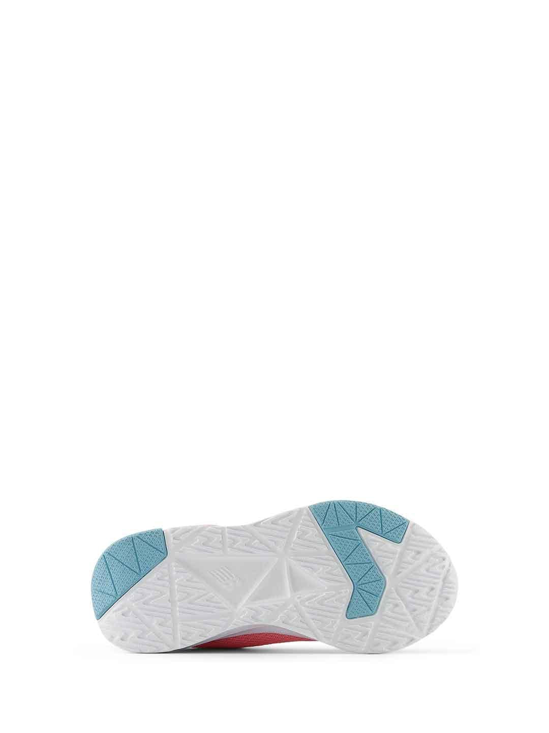 New Balance 578 sneakers kids rosa con logo celeste