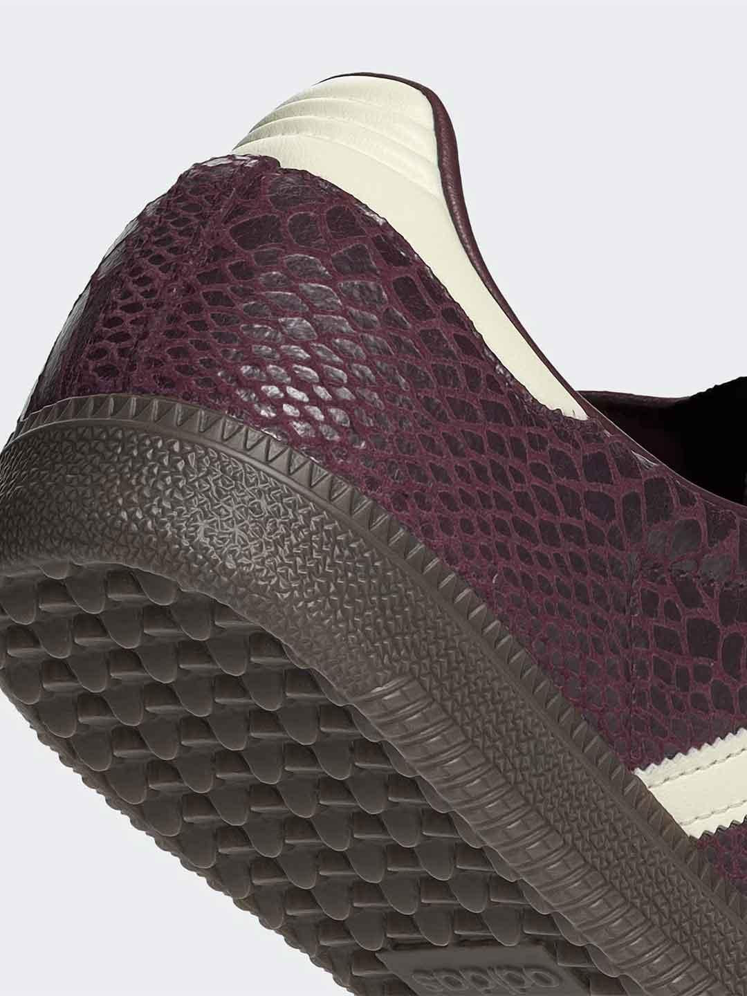 Adidas Samba OG sneakers bordeaux pitonate