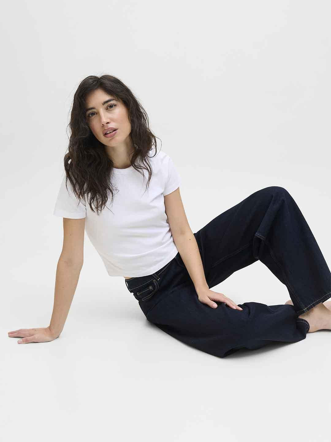 JJXX Fuji jeans scuro barrel