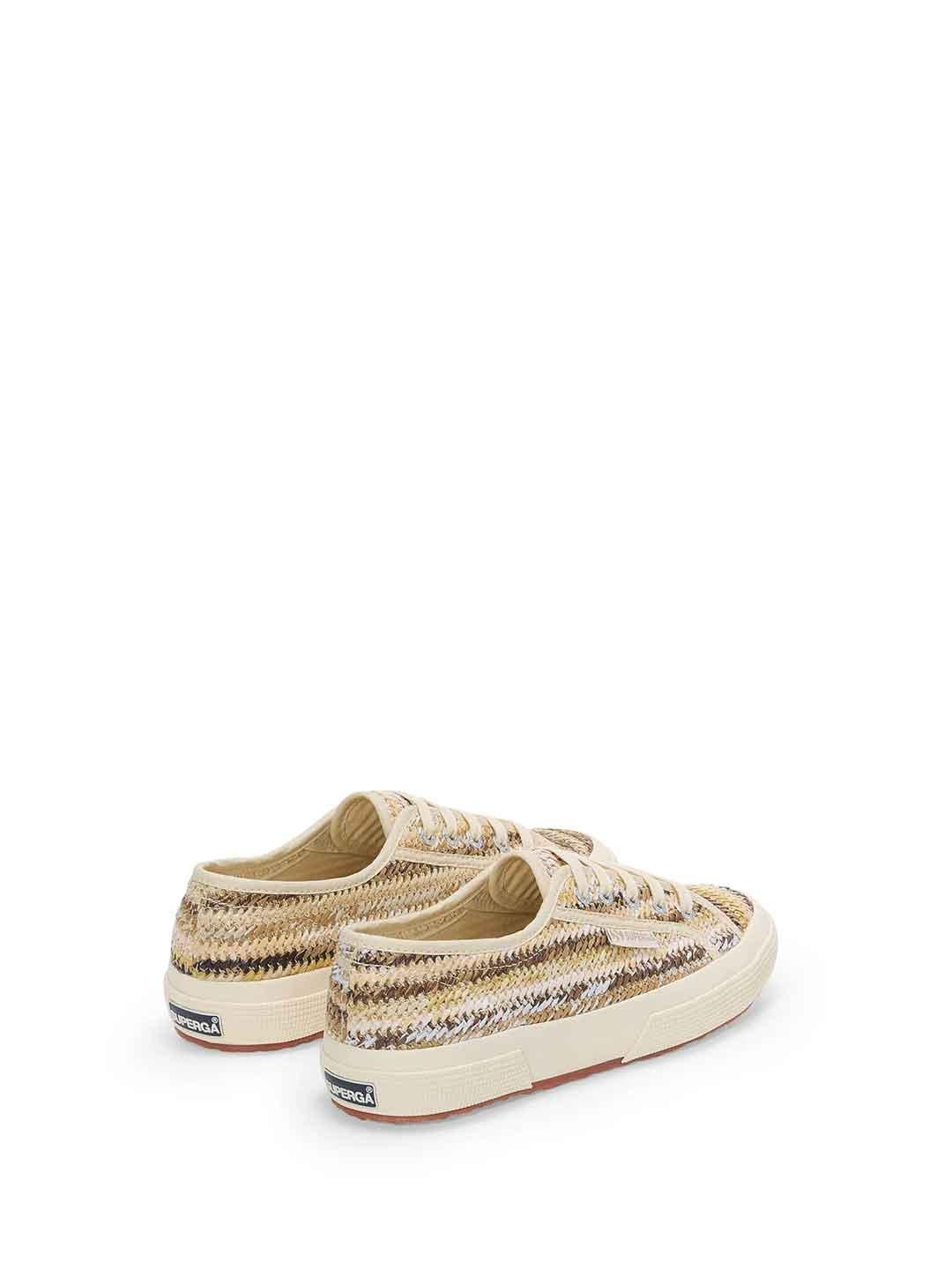 Superga sneakers beige in rafia