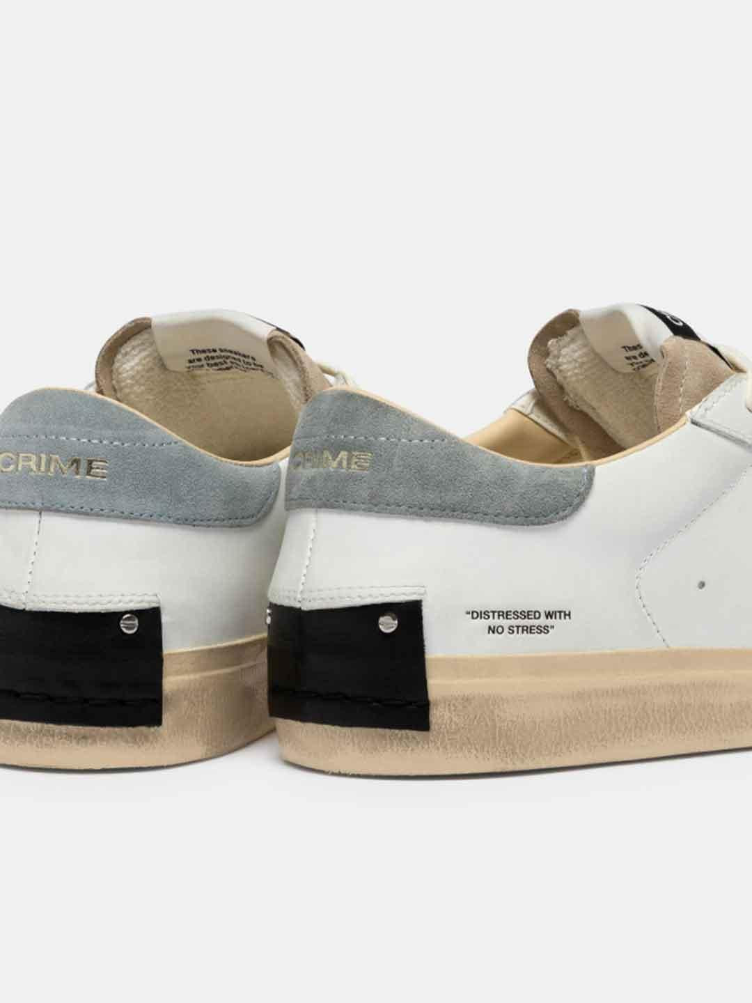 Crime Distressed 2.0 sneakers bianco