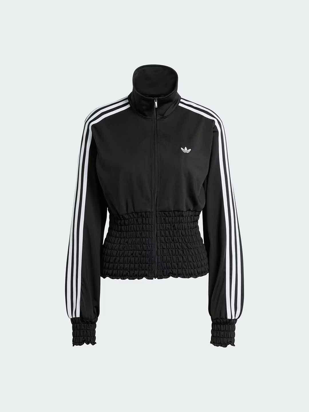 Adidas felpa nero con fascia elasticizzata