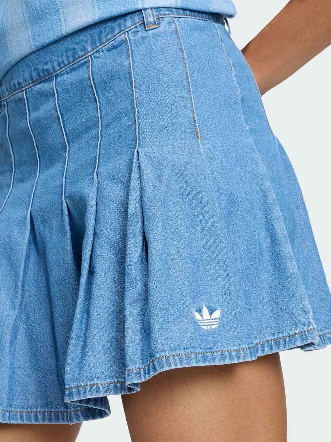 Adidas gonna in jeans corta
