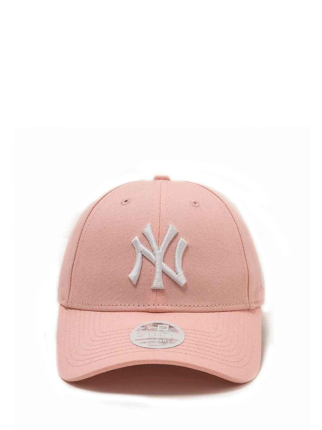 New Era 9Forty cappello rosa con logo bianco