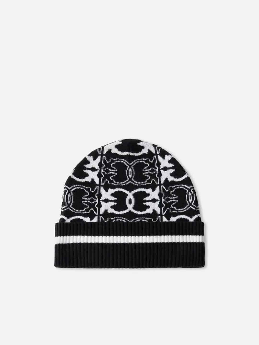 Pinko cappello nero con logo