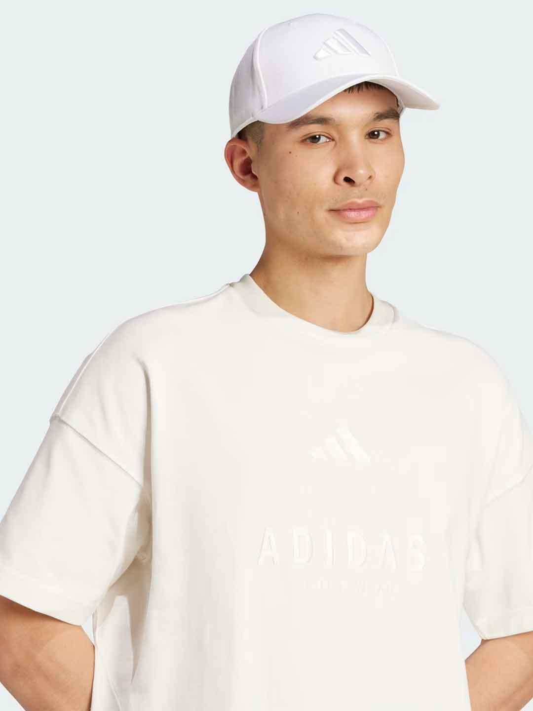 Adidas t-shirt panna grafica logo
