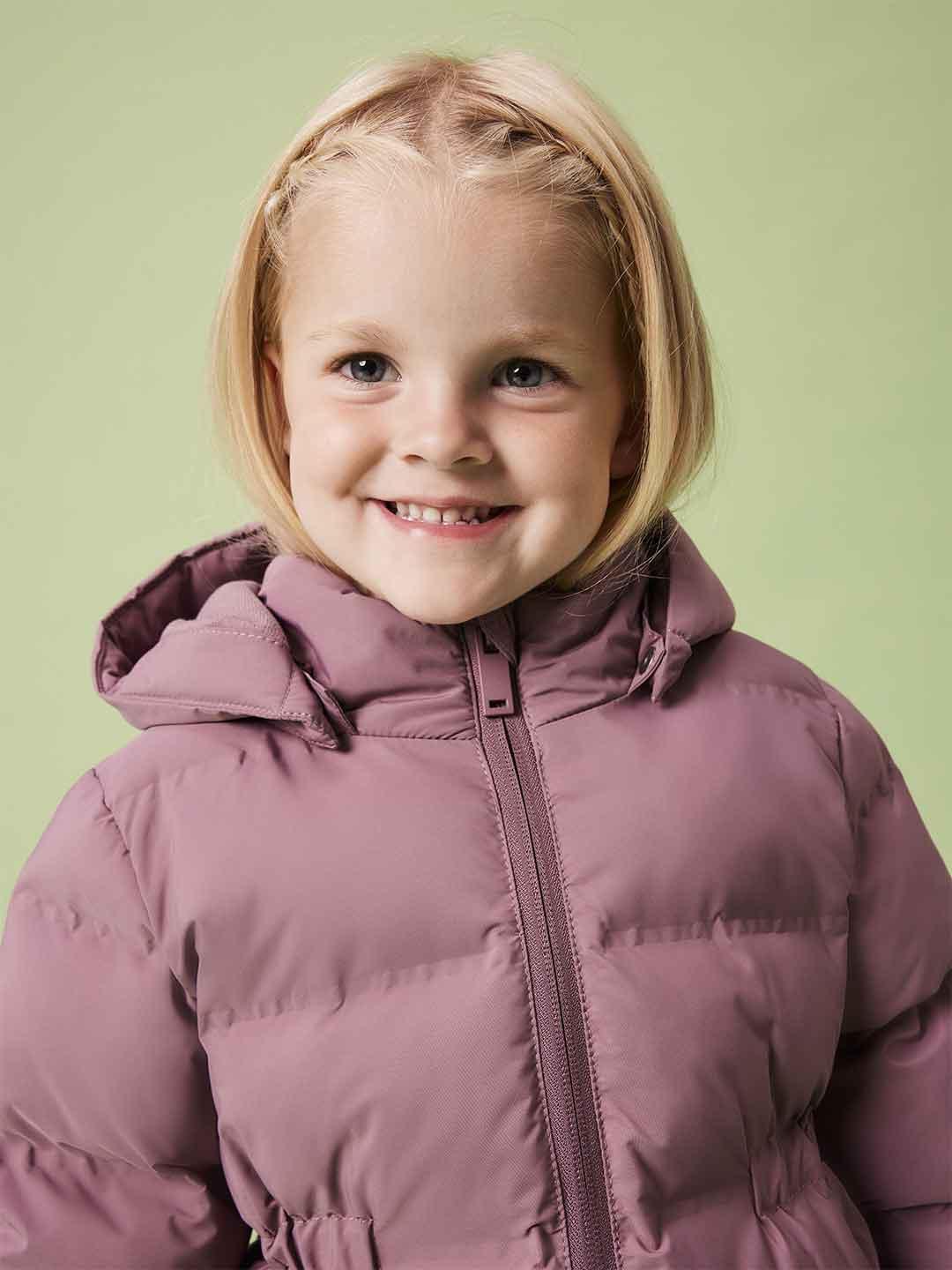 Name It giubbino kids rosa con cappuccio