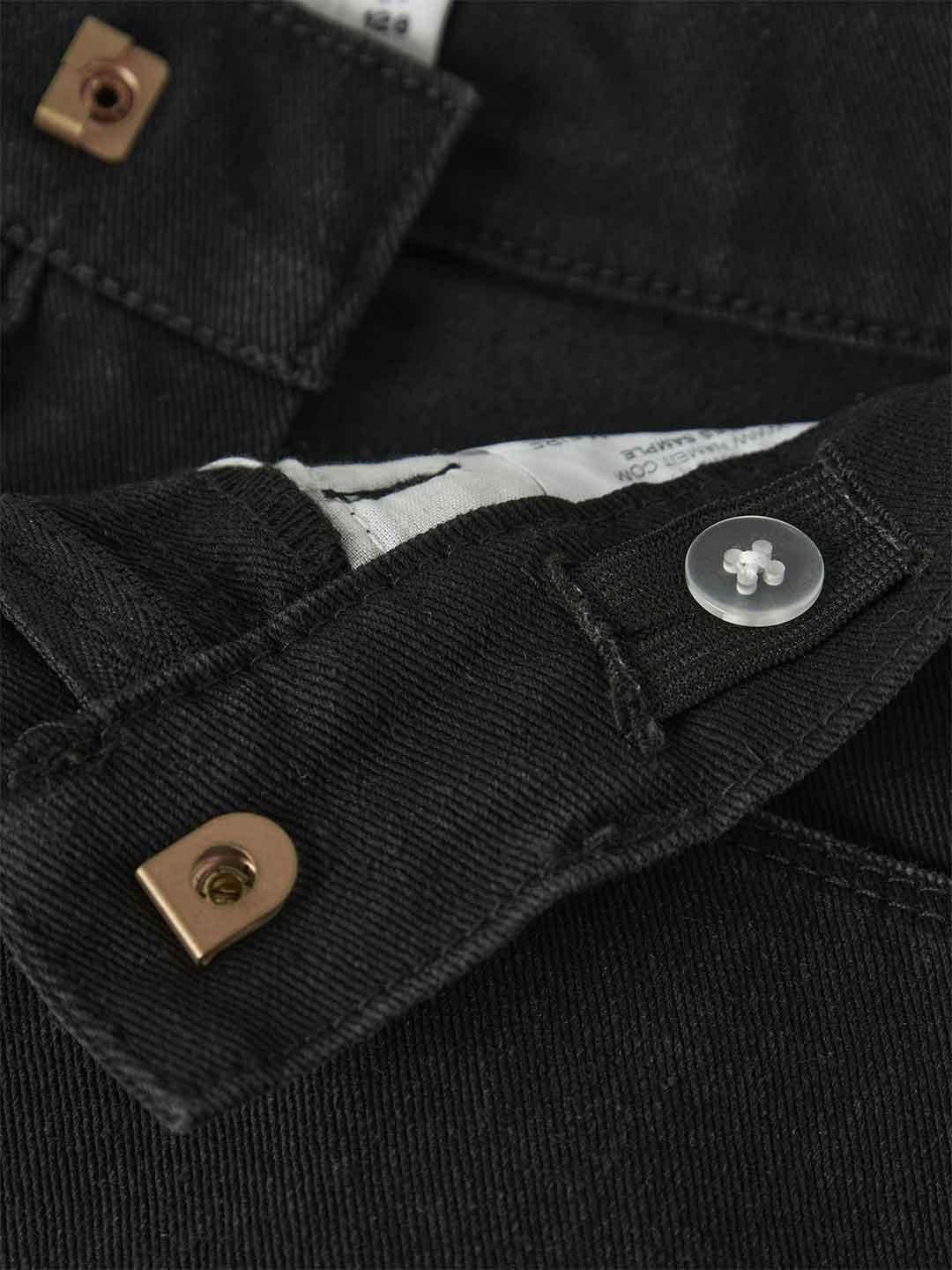 Name It shorts kids nero con orlo sfrangiato