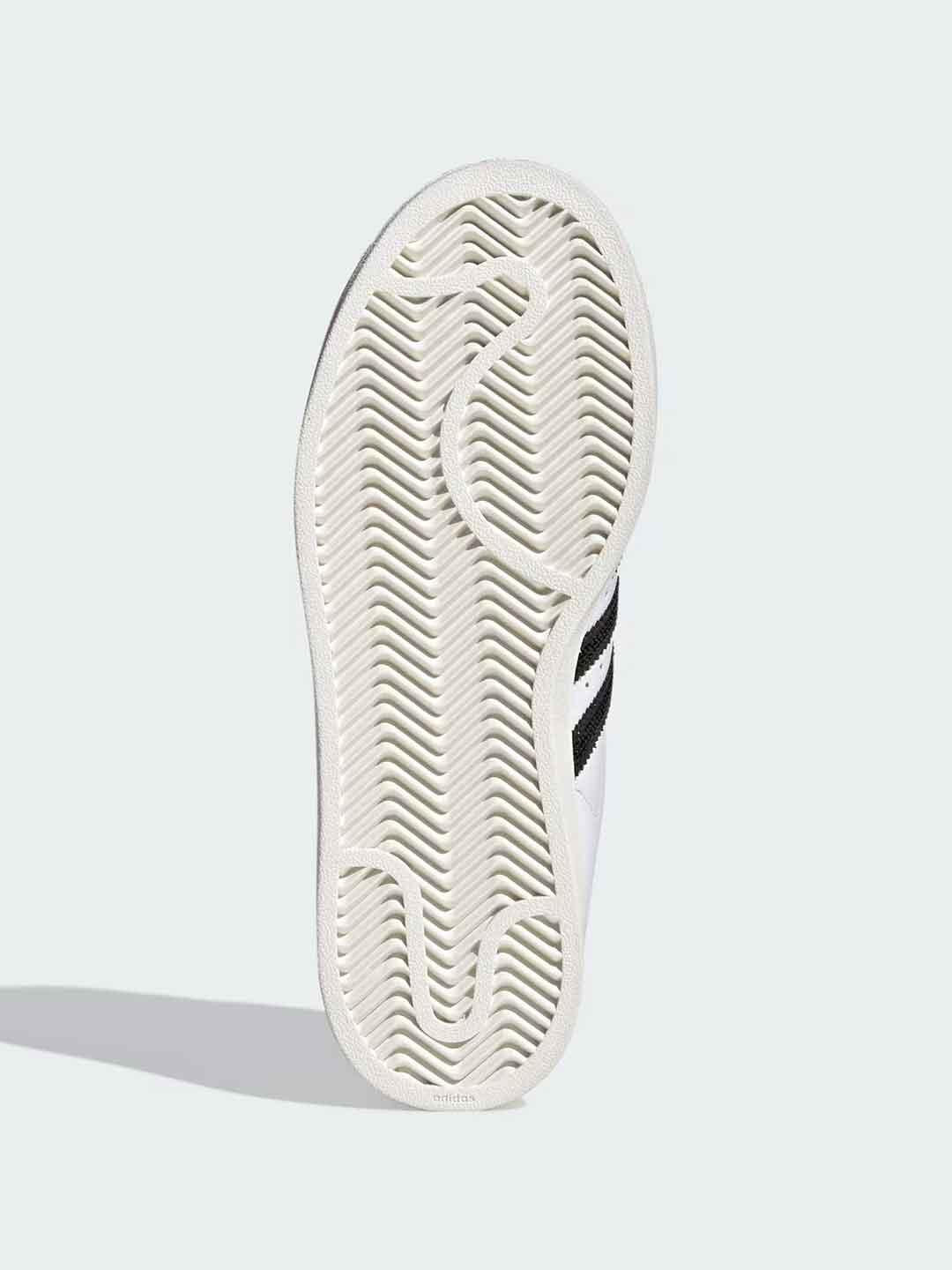 Adidas Super Star II sneakers bianco con strass