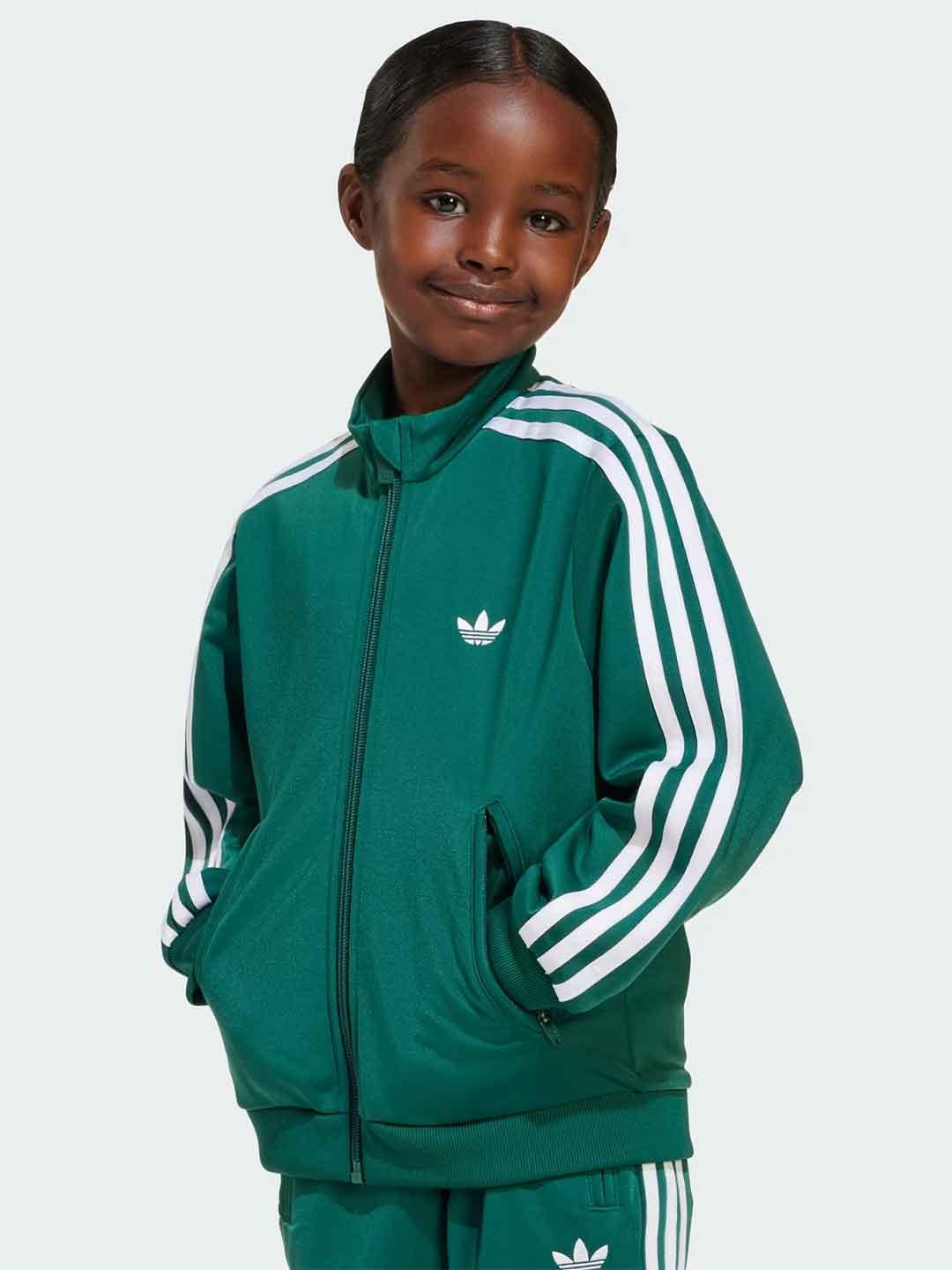 Adidas Firebird coordinato kids verde