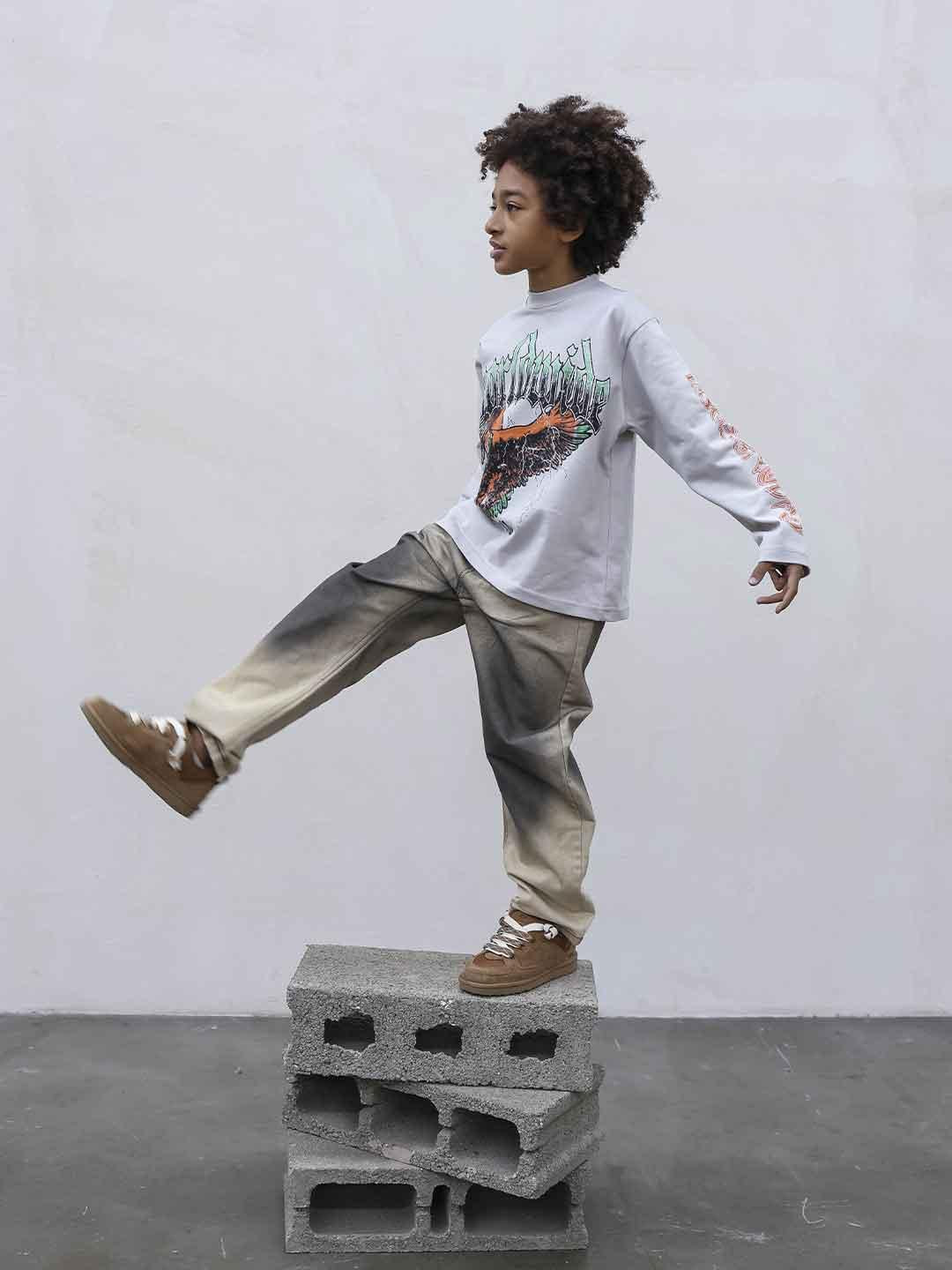 Present Day jeans kids beige