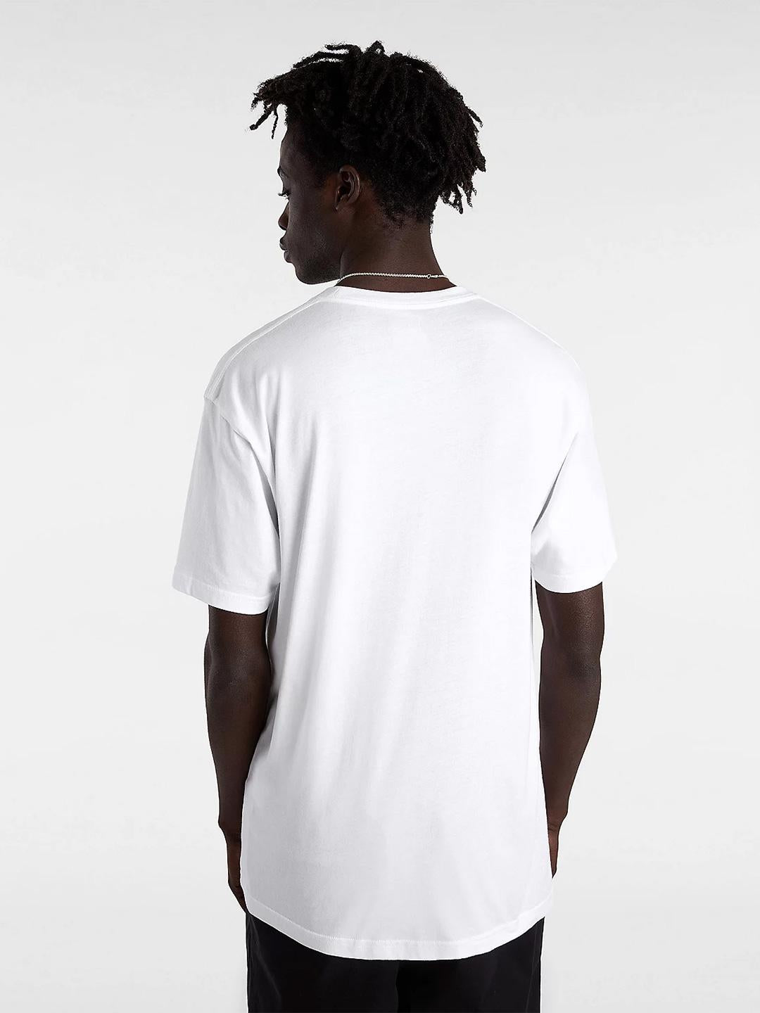 Vans Left Chest t-shirt bianco con logo nero