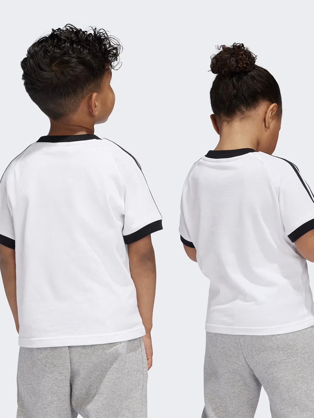 Adidas Adicolor t-shirt kids bianco e nero