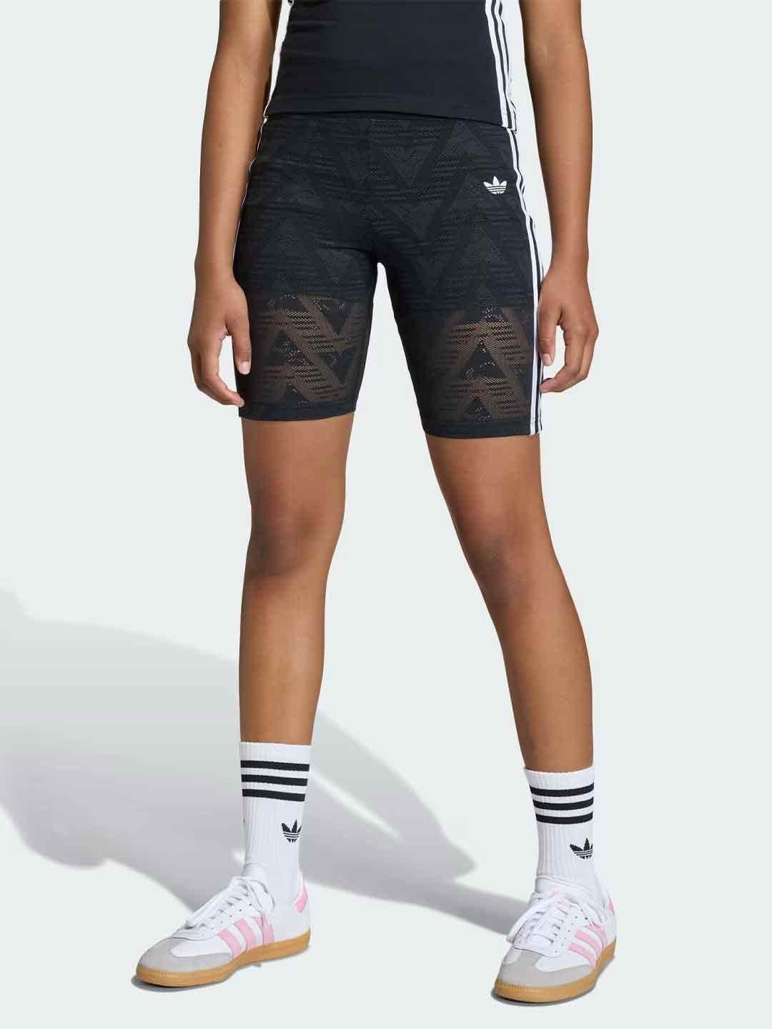 Adidas leggings kids nero in pizzo
